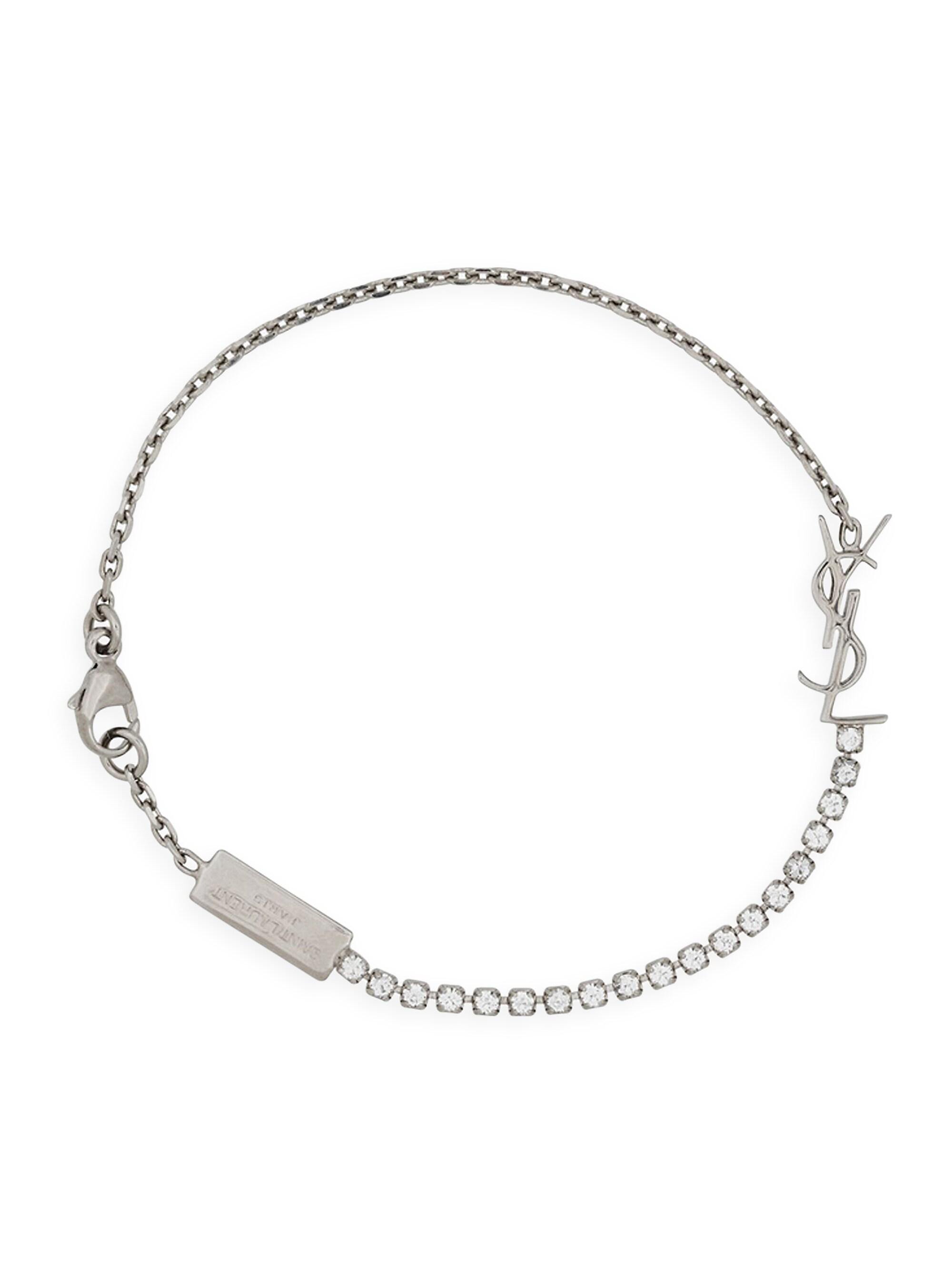 Saint Laurent Opyum Heart Charm Bracelet In Metal | Saks Fifth Avenue