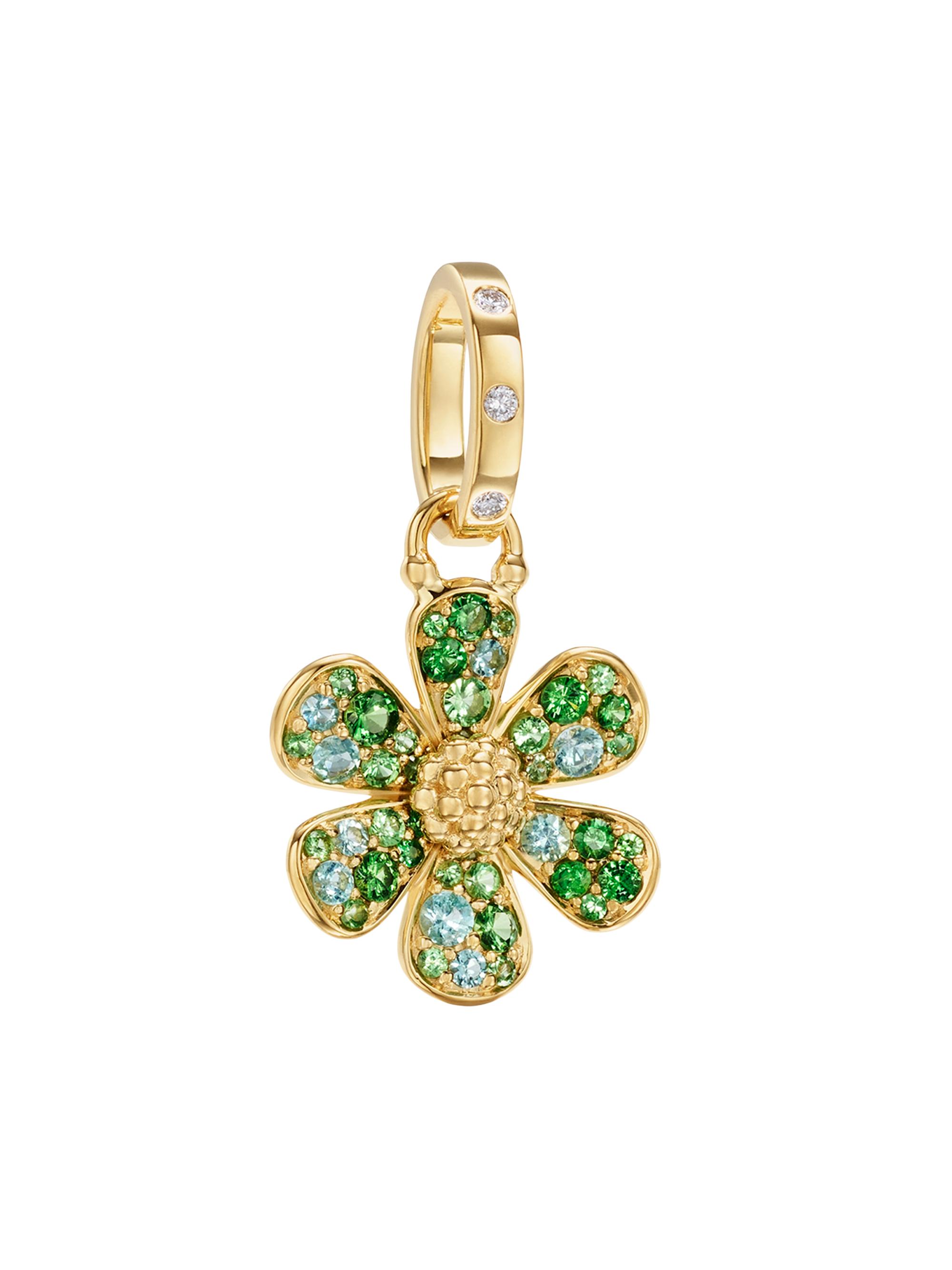 Temple St. Clair Women's Florence86 18K Yellow Gold & Multi-Gemstone Flower Pendant - Yellow Gold