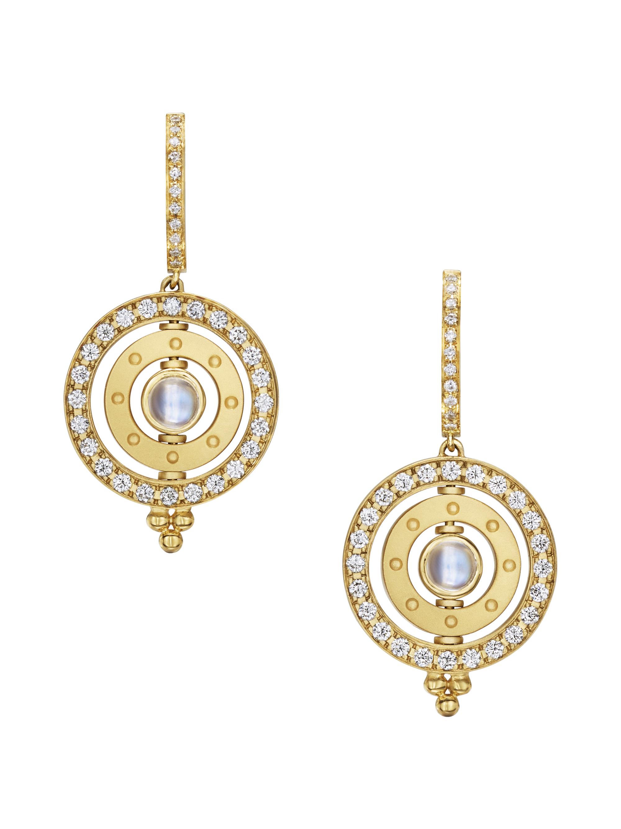 Temple St. Clair Women's Florence86 Orbit 18K Yellow Gold & 0.93 TCW Diamond Drop Earrings - Yellow Gold