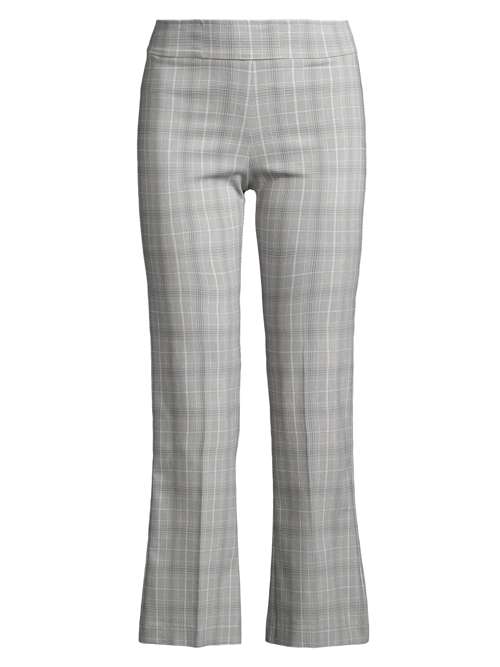 Avenue Montaigne Women's Leonovelty Plaid Ankle-Crop Pants - Madras