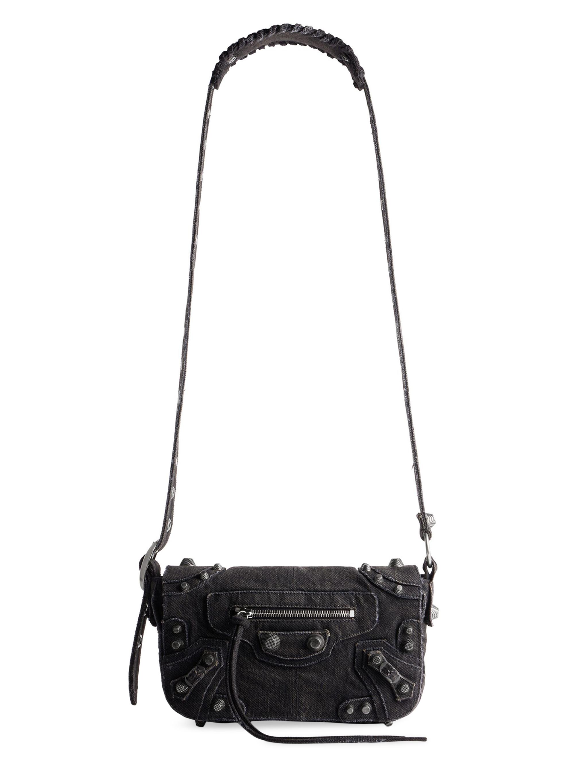 Balenciaga Women's Le Cagole  Crossbody Flap Bag - Black