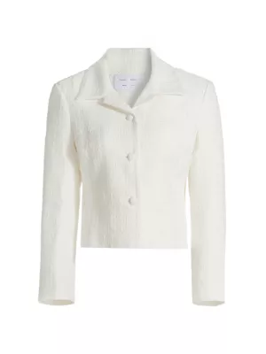 Proenza Schouler White Label notched-collar long blazer