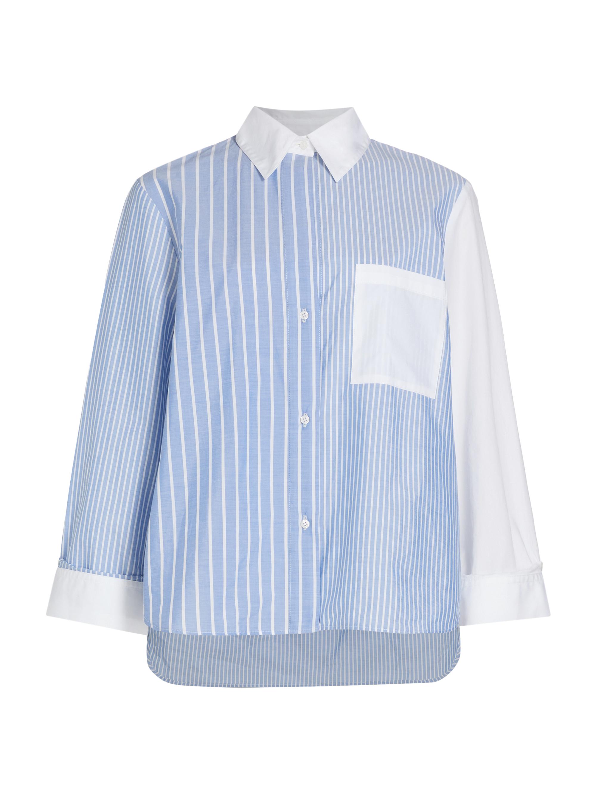 TWP Women's New Morning After Cotton Shirt - Indigo White