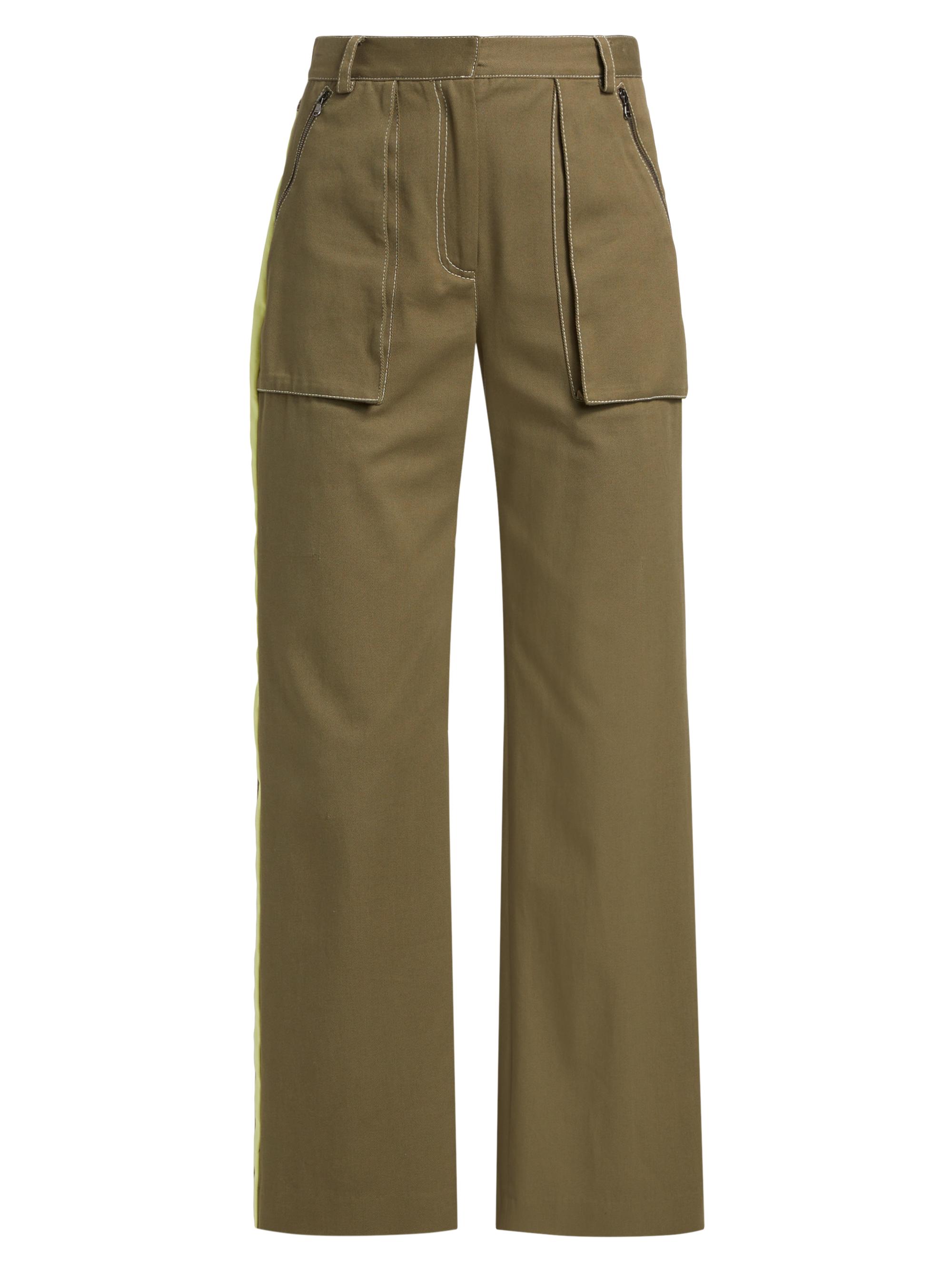 TWP Women's Isa Cotton Cargo Pants - Dark Olive