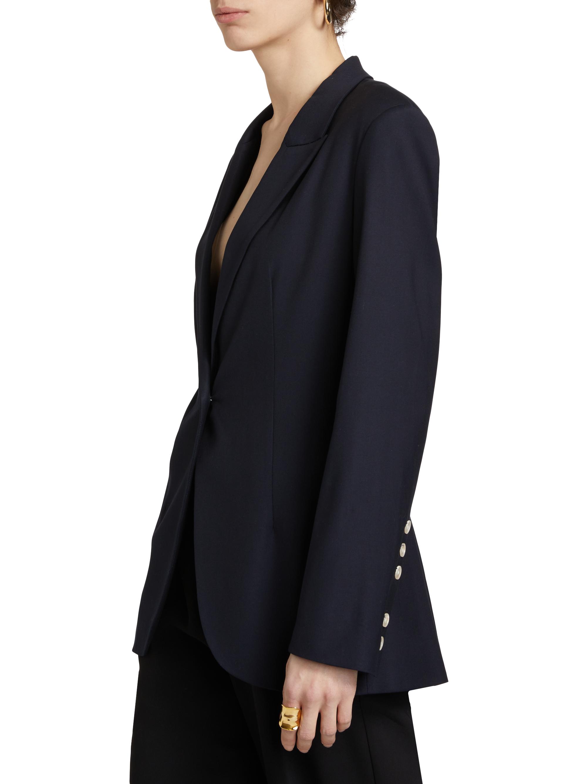 TWP Dinner Wool-Blend Single-Breasted Jacket | Saks Fifth Avenue