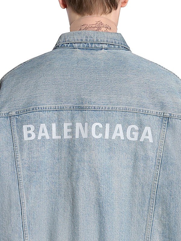 Shop Balenciaga Oversized Denim Jacket | Saks Fifth Avenue Shop Balenciaga Oversized Denim Jacket | Saks Fifth Avenue