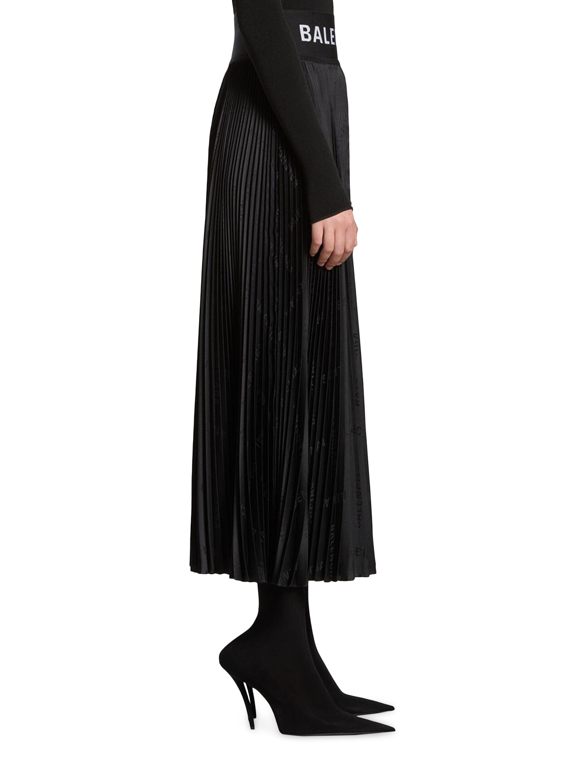 Balenciaga スカート Balenciaga Diagonal Allover Pleated Skirt | Saks Fifth Avenue