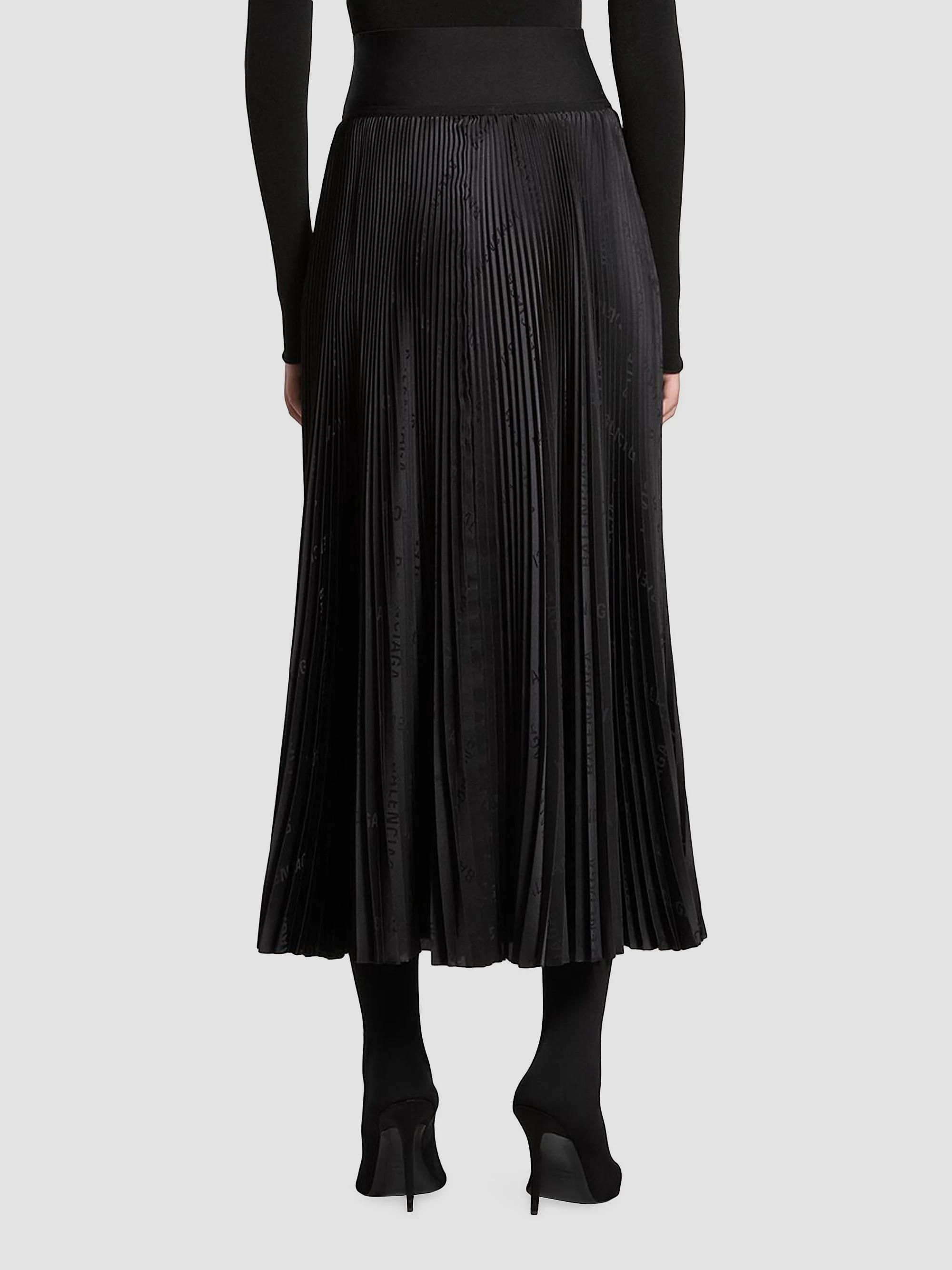 スカート BALENCIAGA 08FW rayon slit skirt Balenciaga Diagonal Allover Pleated Skirt | Saks Fifth Avenue