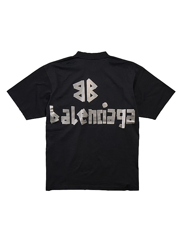 Shop Balenciaga Medium Fit New Tape Type T-Shirt | Saks Shop Balenciaga Medium Fit New Tape Type T-Shirt | Saks