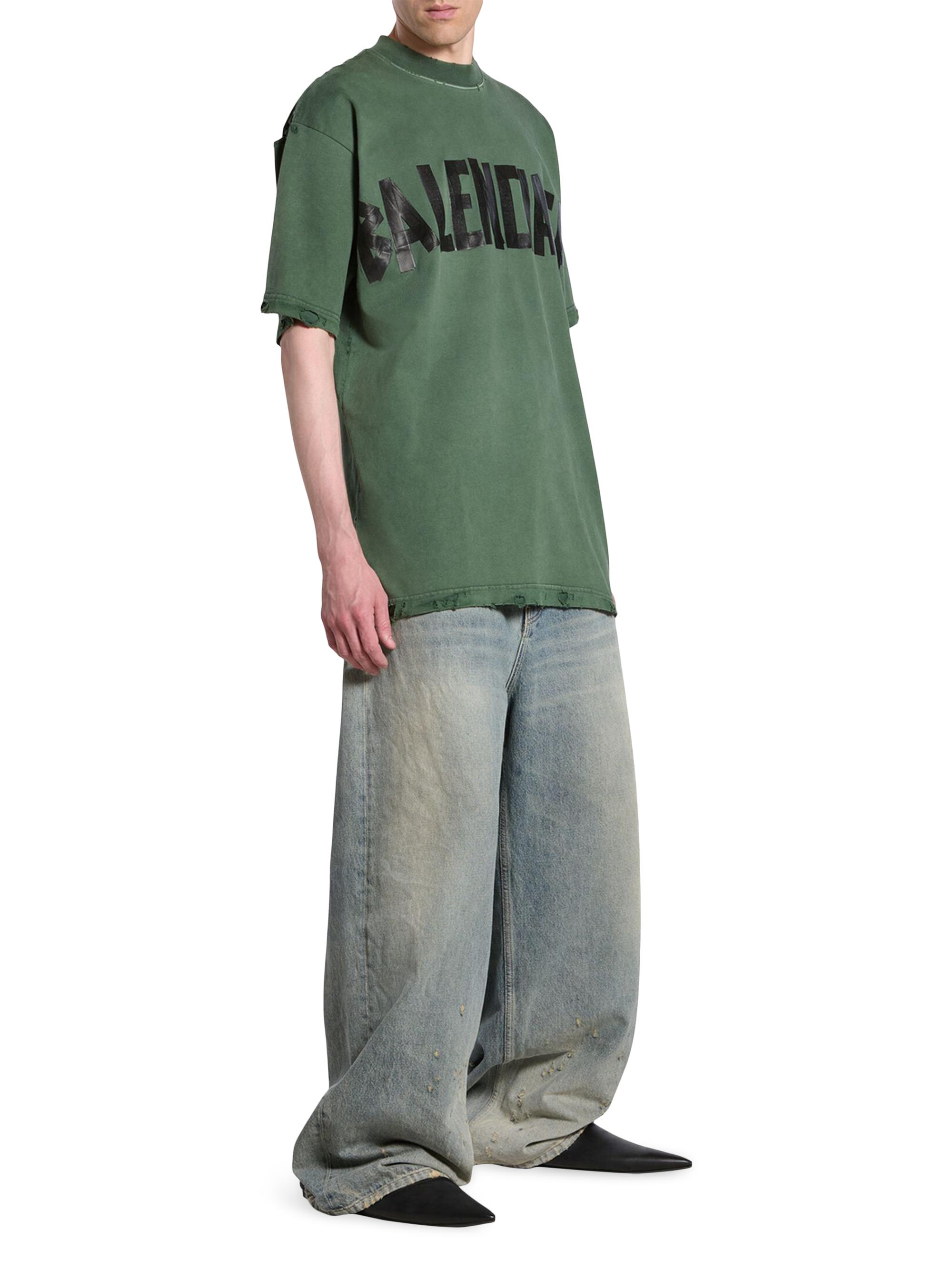 Balenciaga Medium Fit New Tape Type T-Shirt | Saks Fifth Avenue