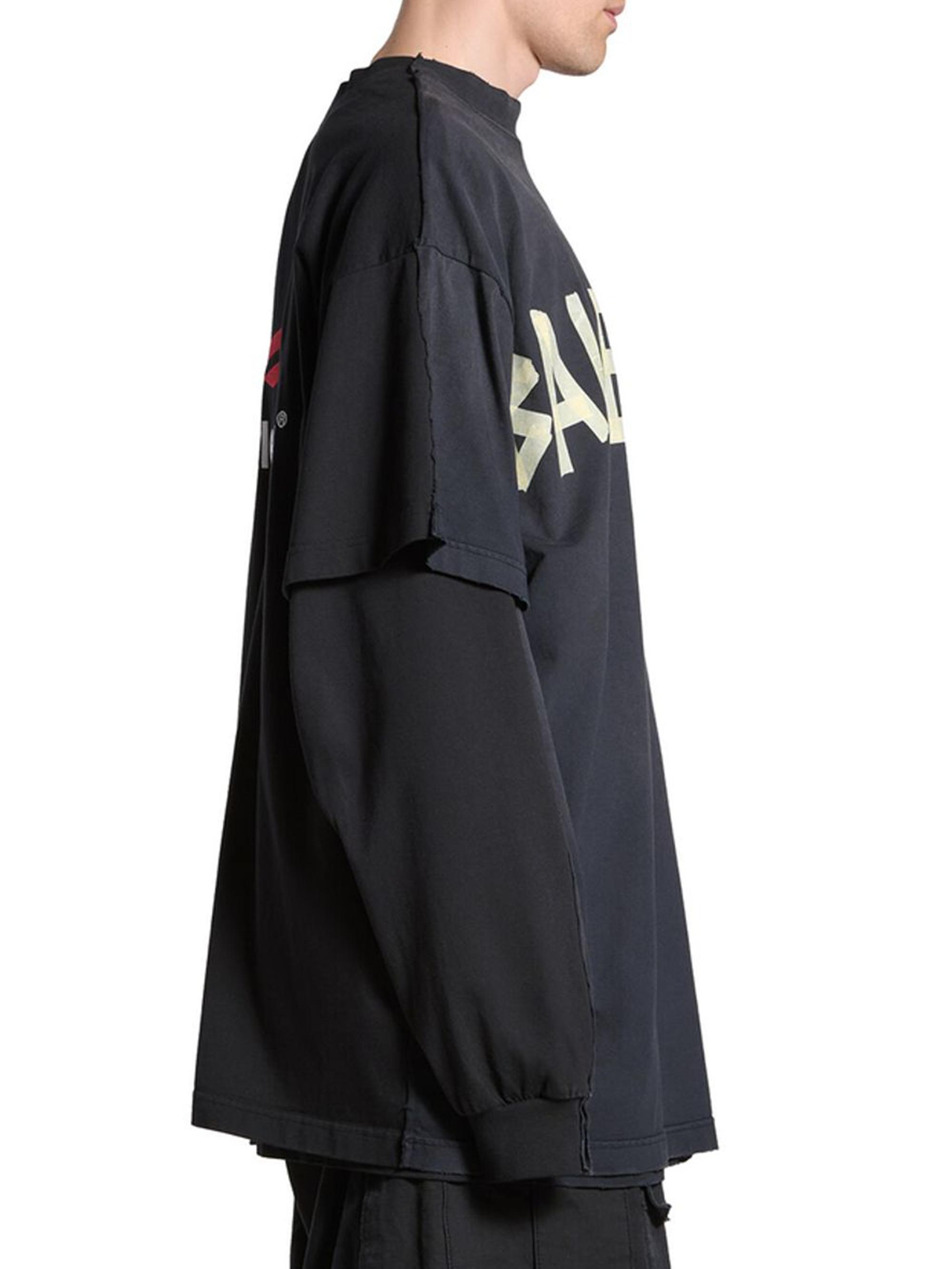 Balenciaga Tape Type Double Front T-Shirt Oversized | Saks Fifth