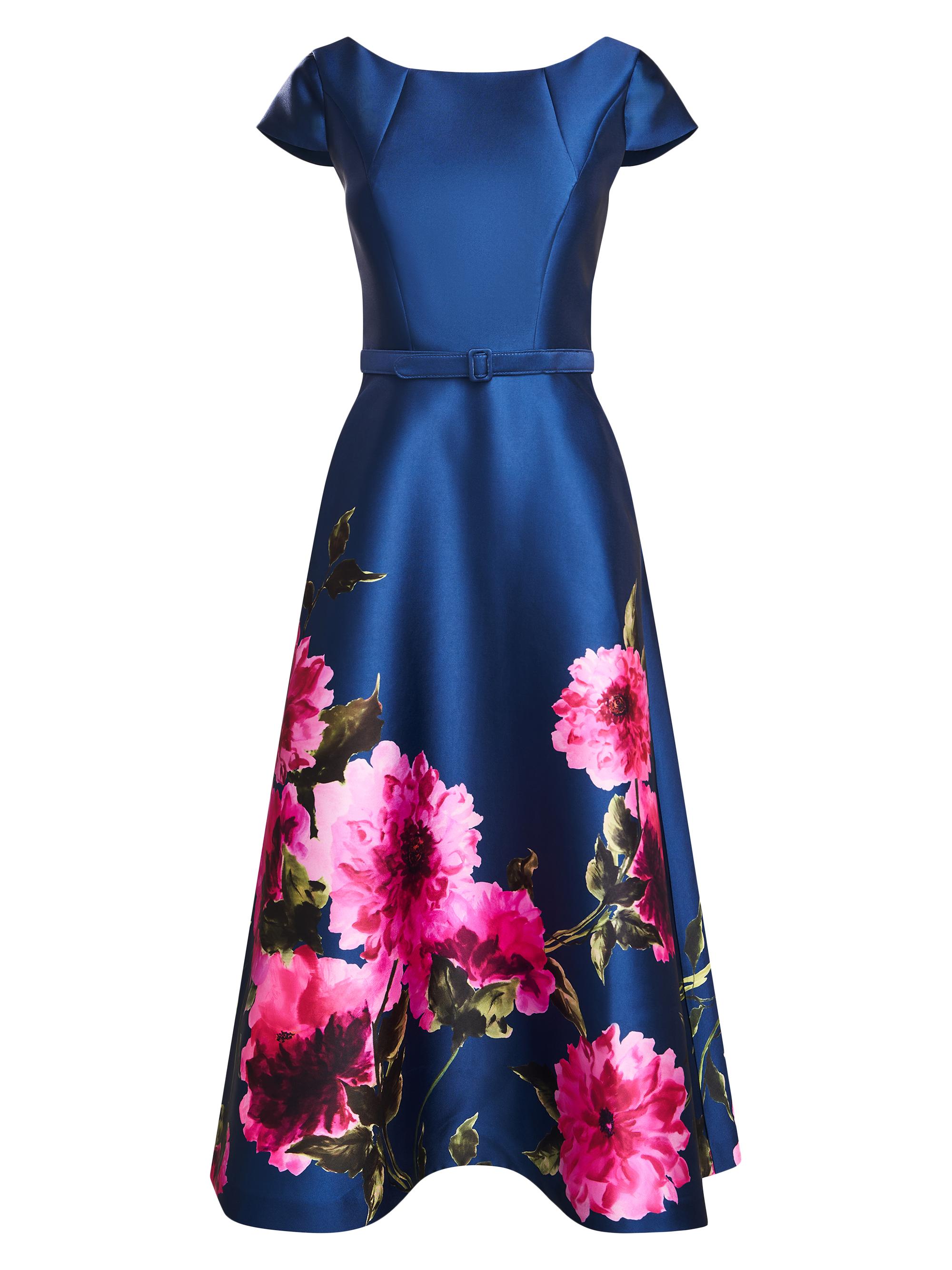Kay Unger Ina Peony Mikado Cocktail Dress | Saks Fifth Avenue