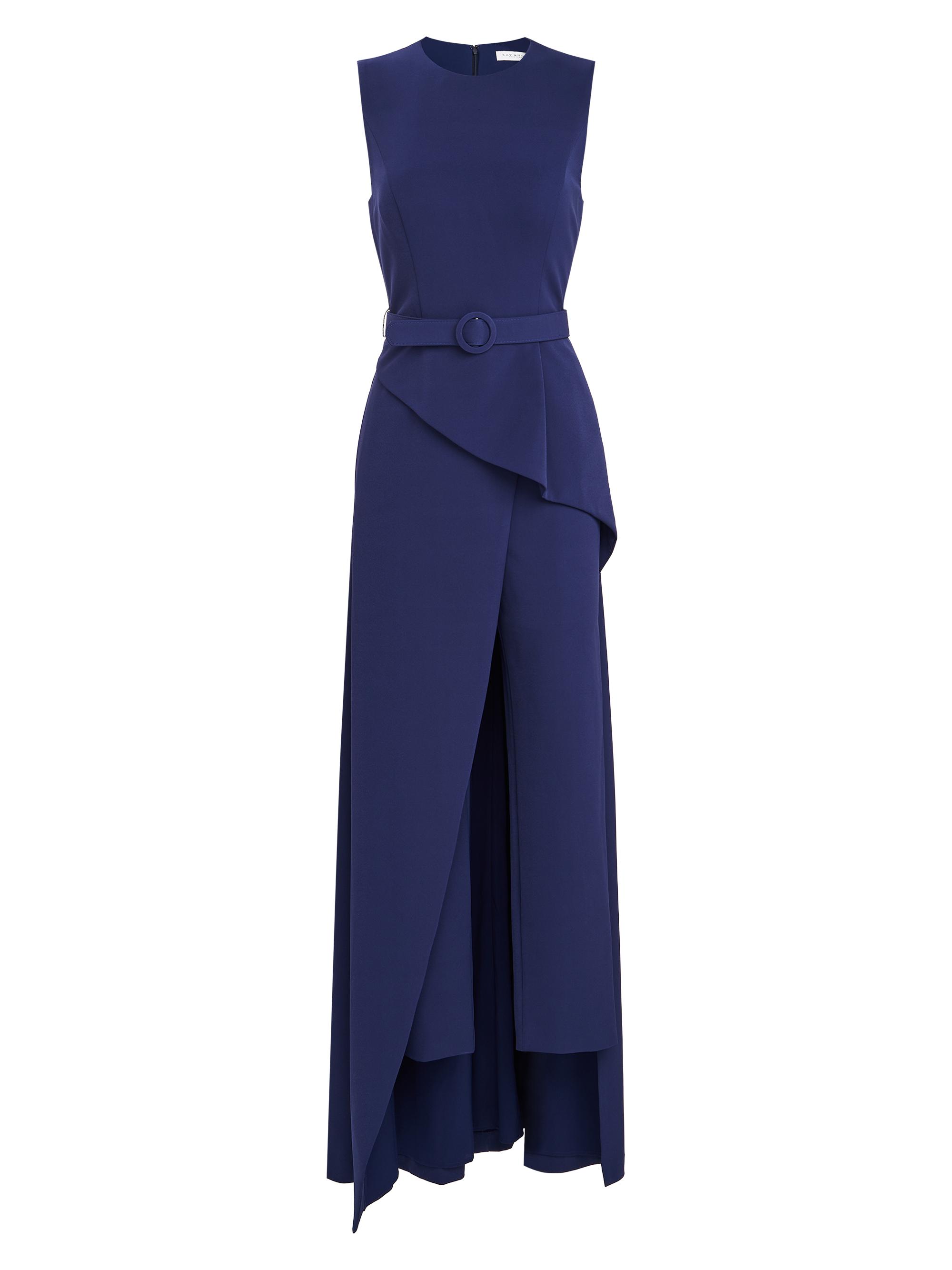 Kay Unger Emerson Jacquard Walk-Through Jumpsuit | Saks Fifth Avenue