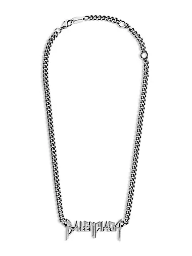 Typo Metal Necklace