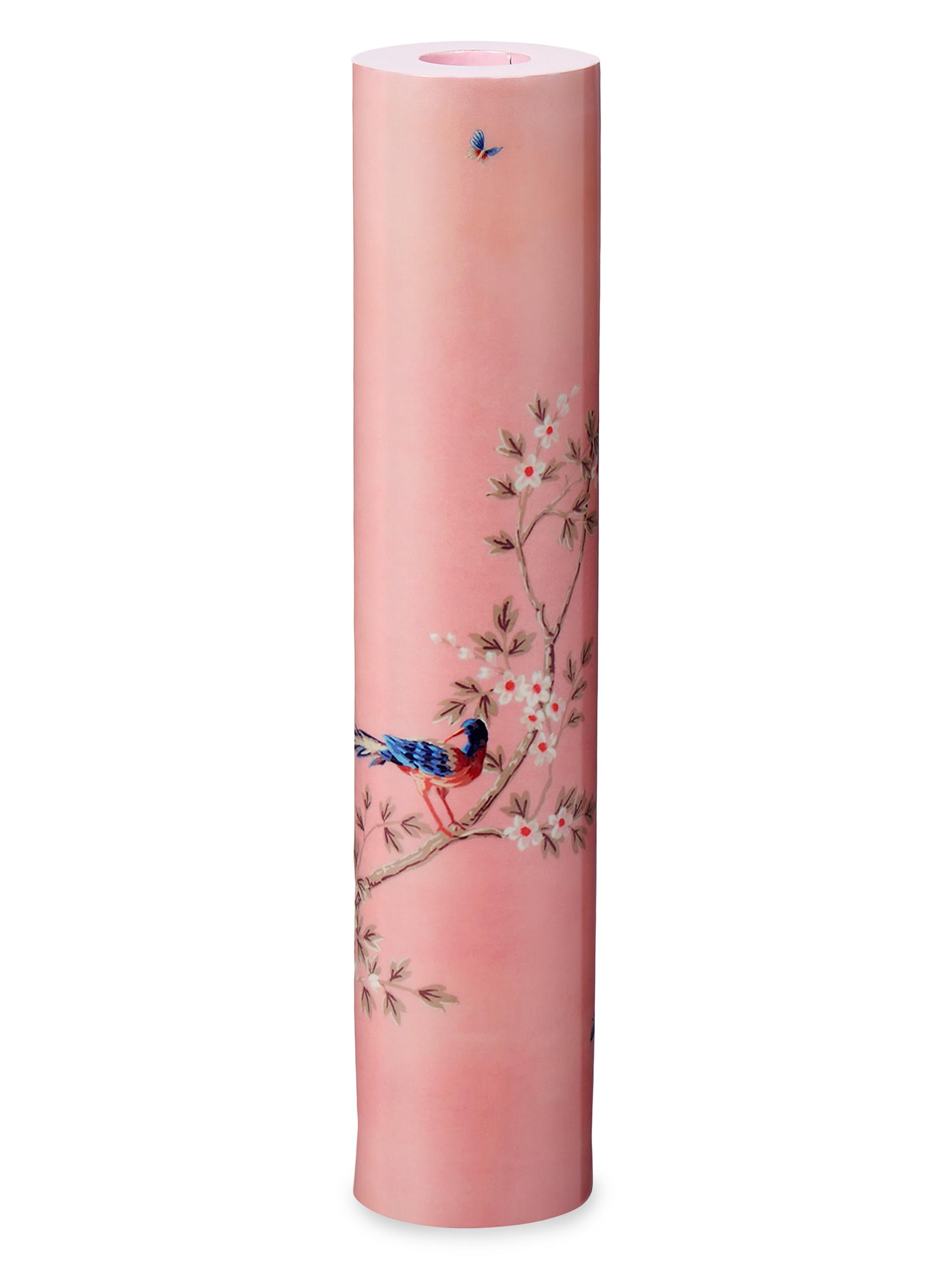 Addison Ross Chinoirserie Candle Stick - Pink