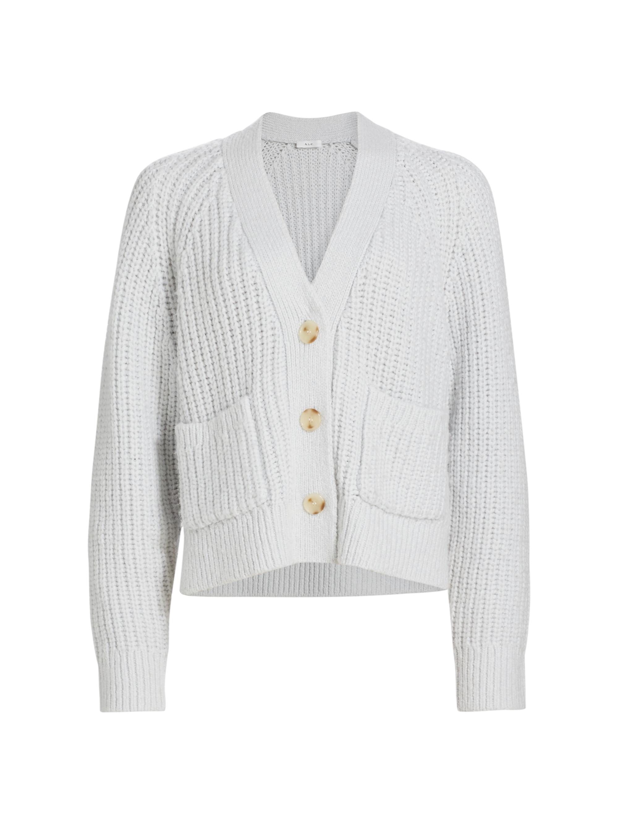A.L.C. Women's Cleveland Wool-Blend Cardigan - Ice Water