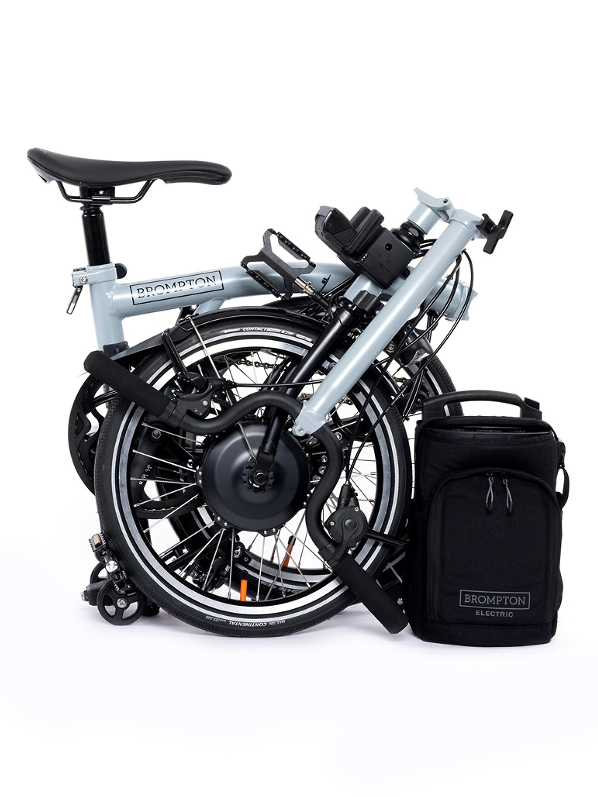 Brompton Bikes Electric P Line Superlight 4 Speed - Lunar Ice