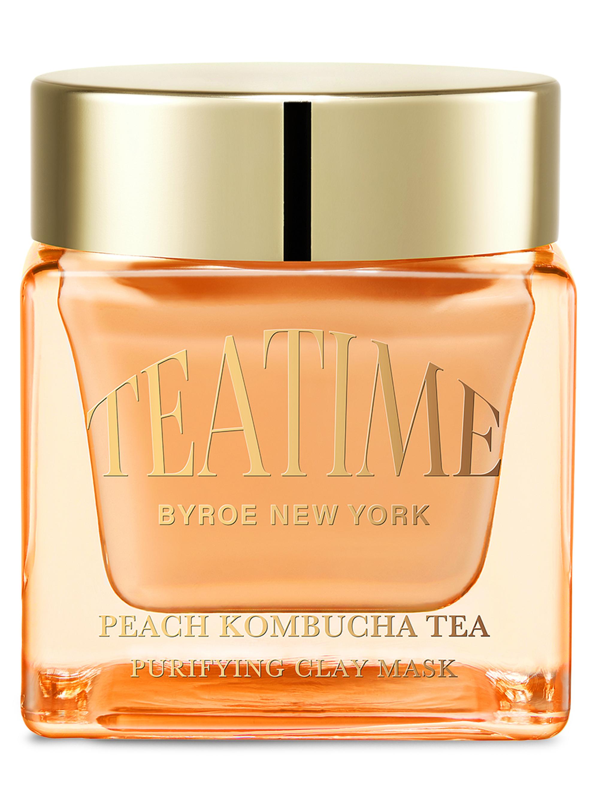 Byroe Women's Peach Kombucha Tea Purifying Clay Mask