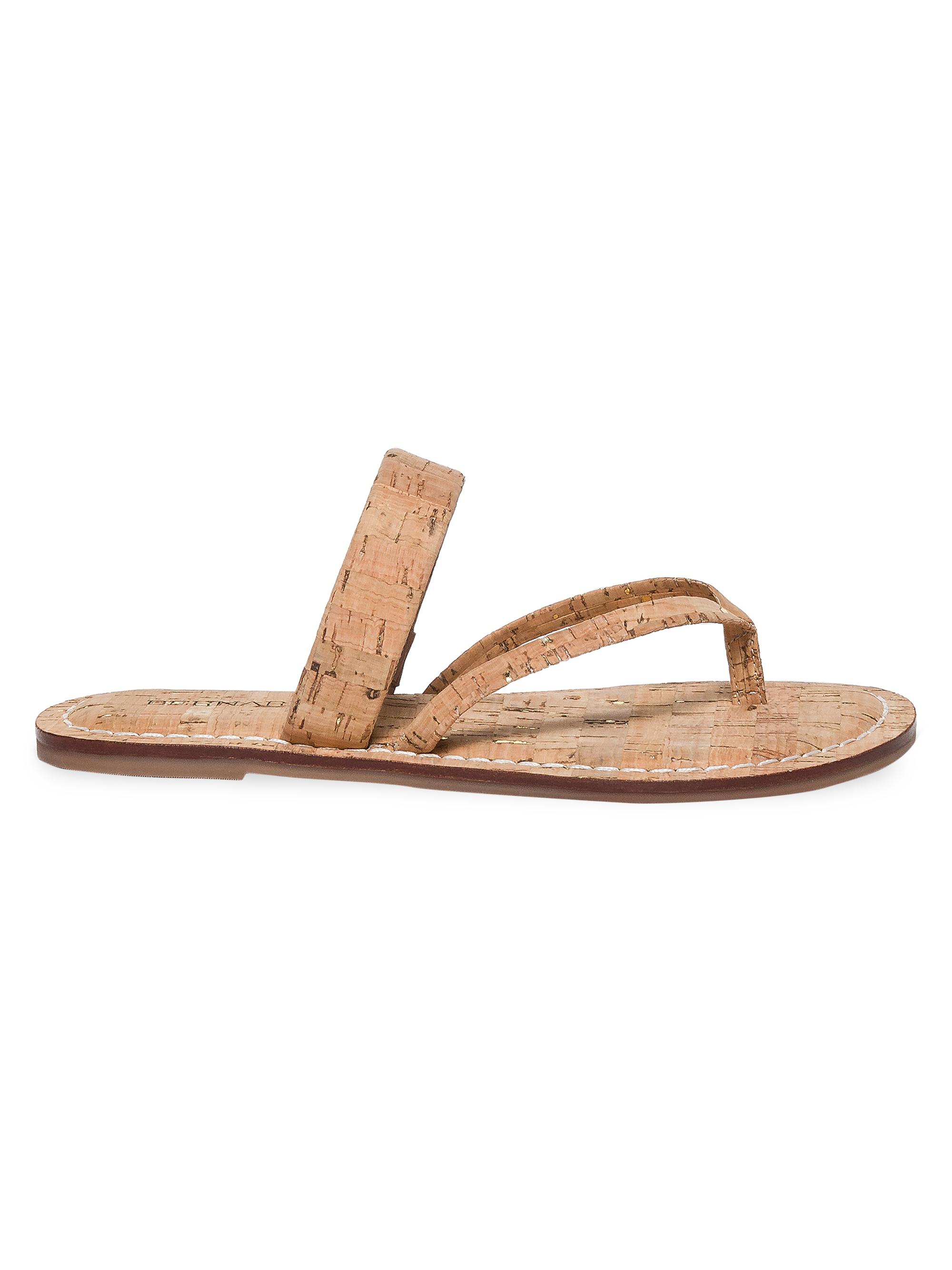Bernardo Women's Leia Cork Thong Sandals - Cork