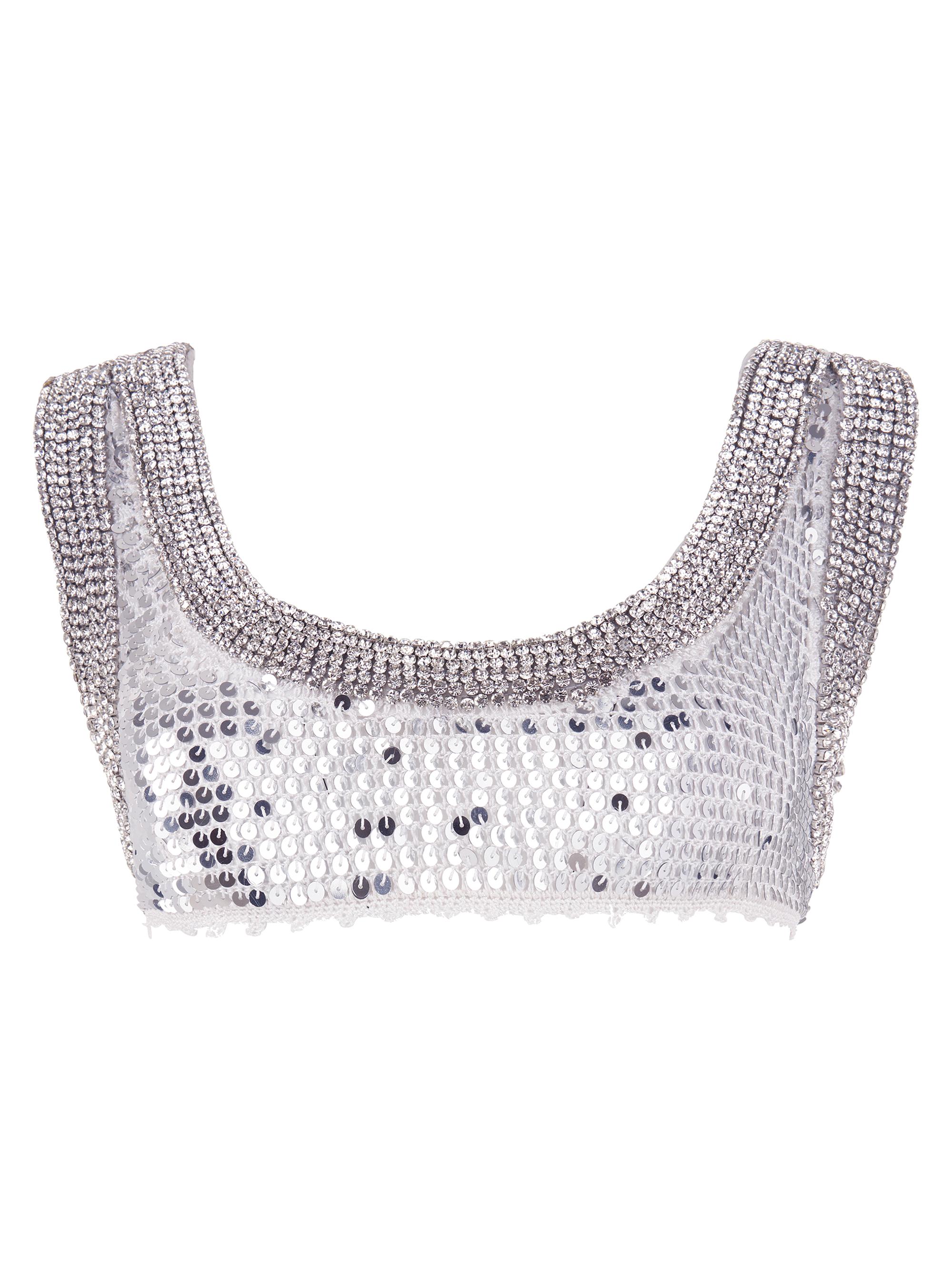 Retrofête Women's Zed Top - White Silver