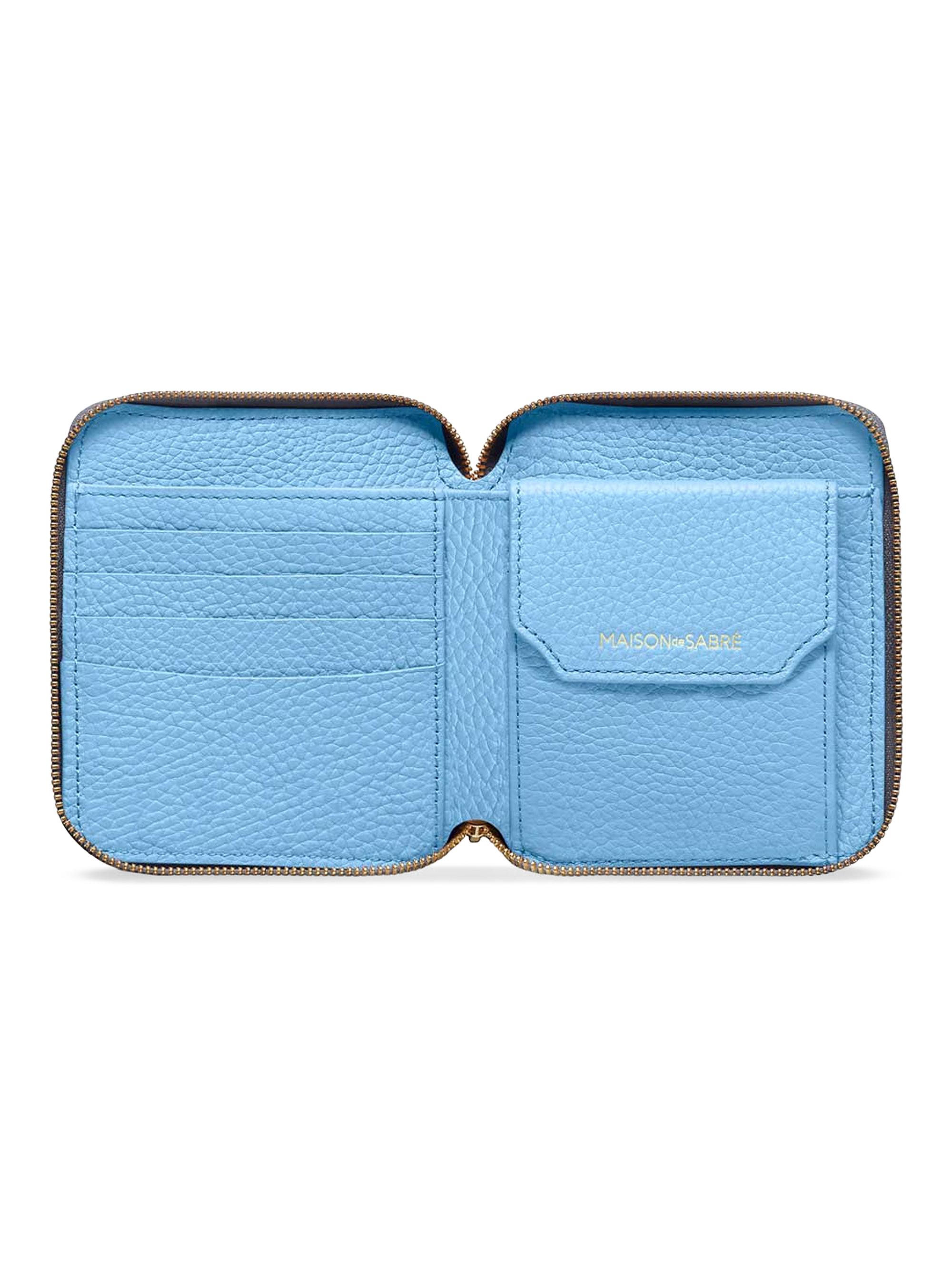 Maison de Sabre Small Leather Zip Around Wallet | Saks Fifth Avenue