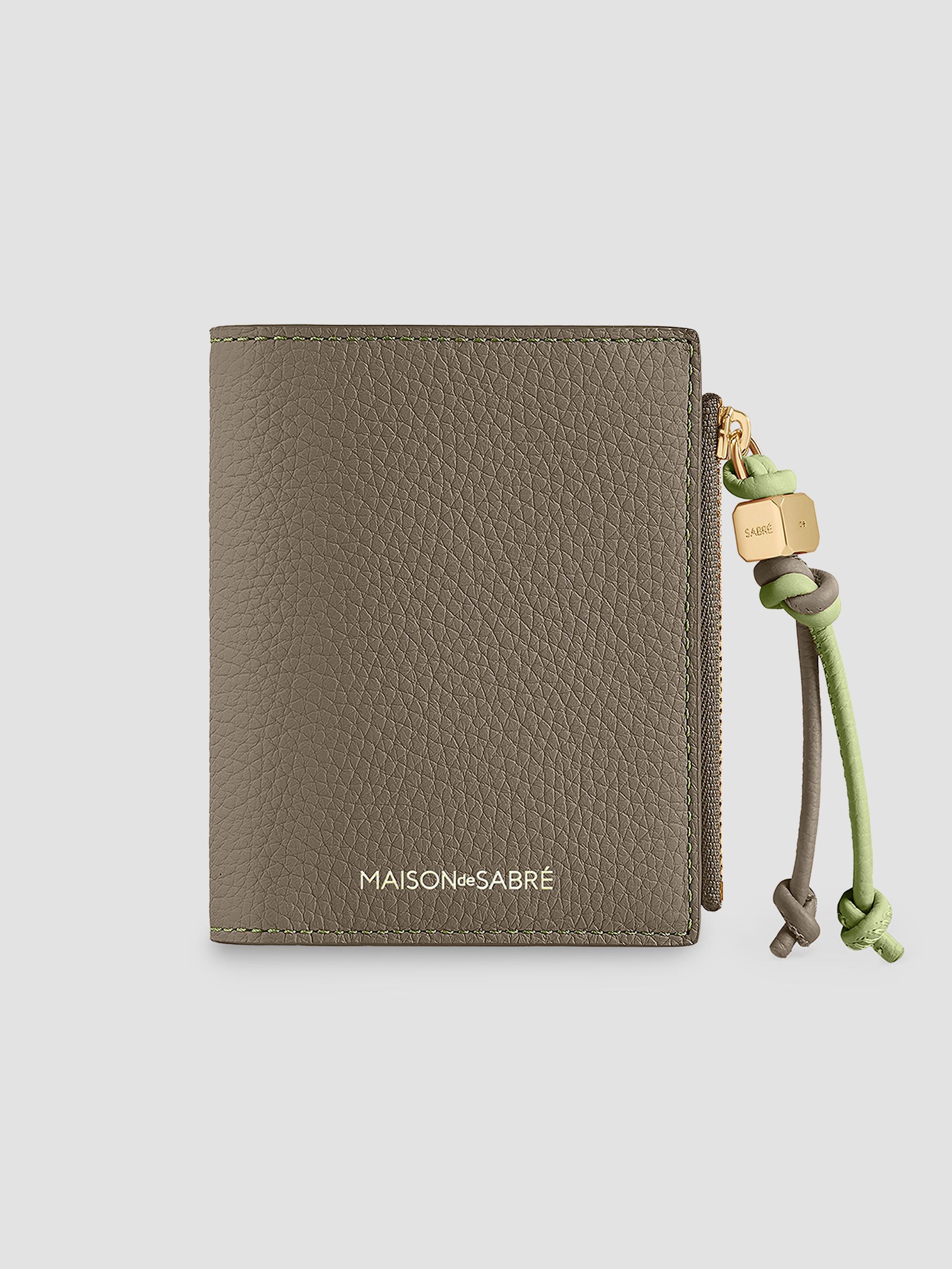 Maison de Sabre Women's Leather Bifold Wallet - Cashmere Matcha | Thumbnail 5