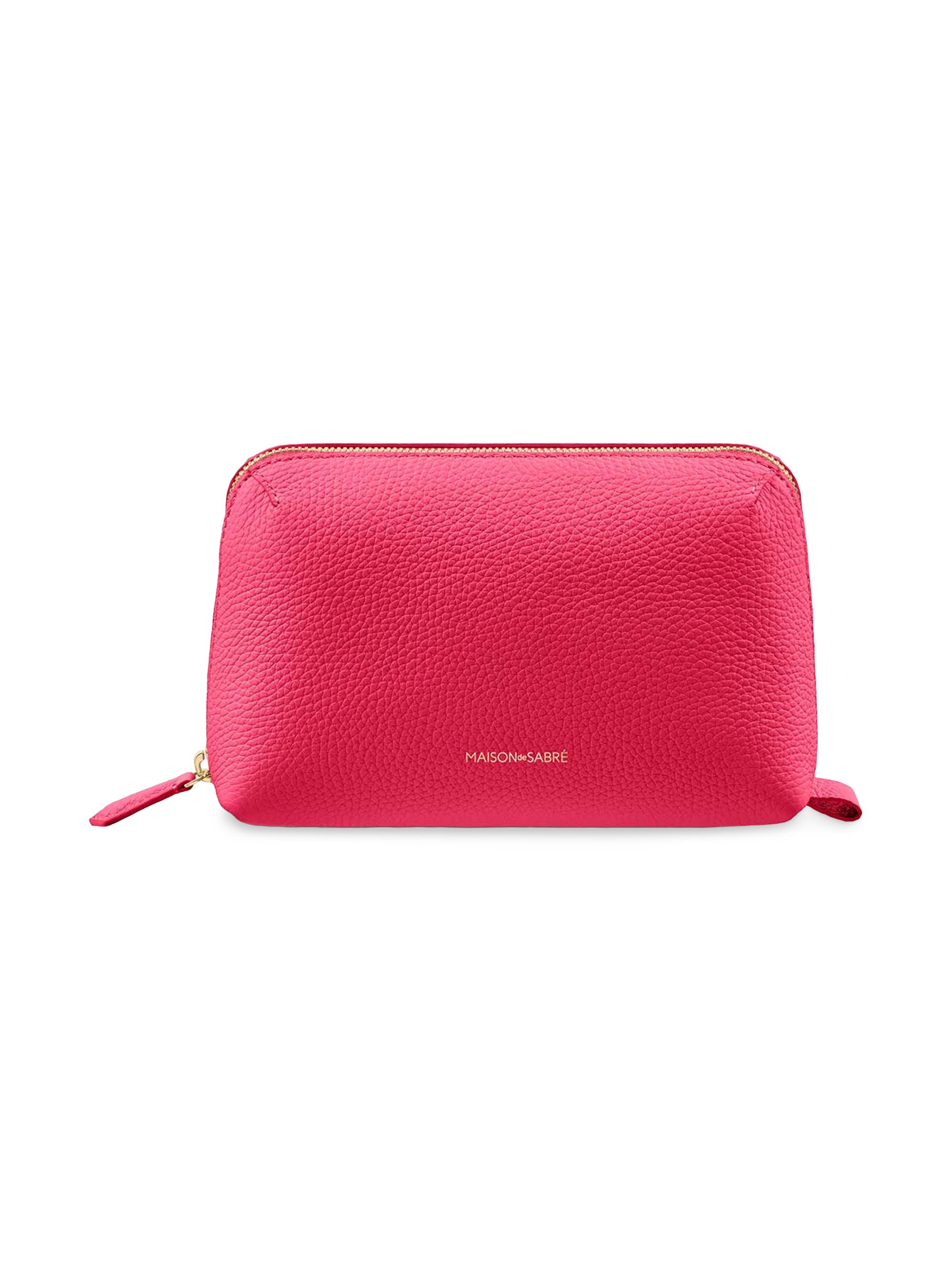 Maison de Sabre Leather Tech Pouch - Shibuya Fuchsia | Thumbnail 6