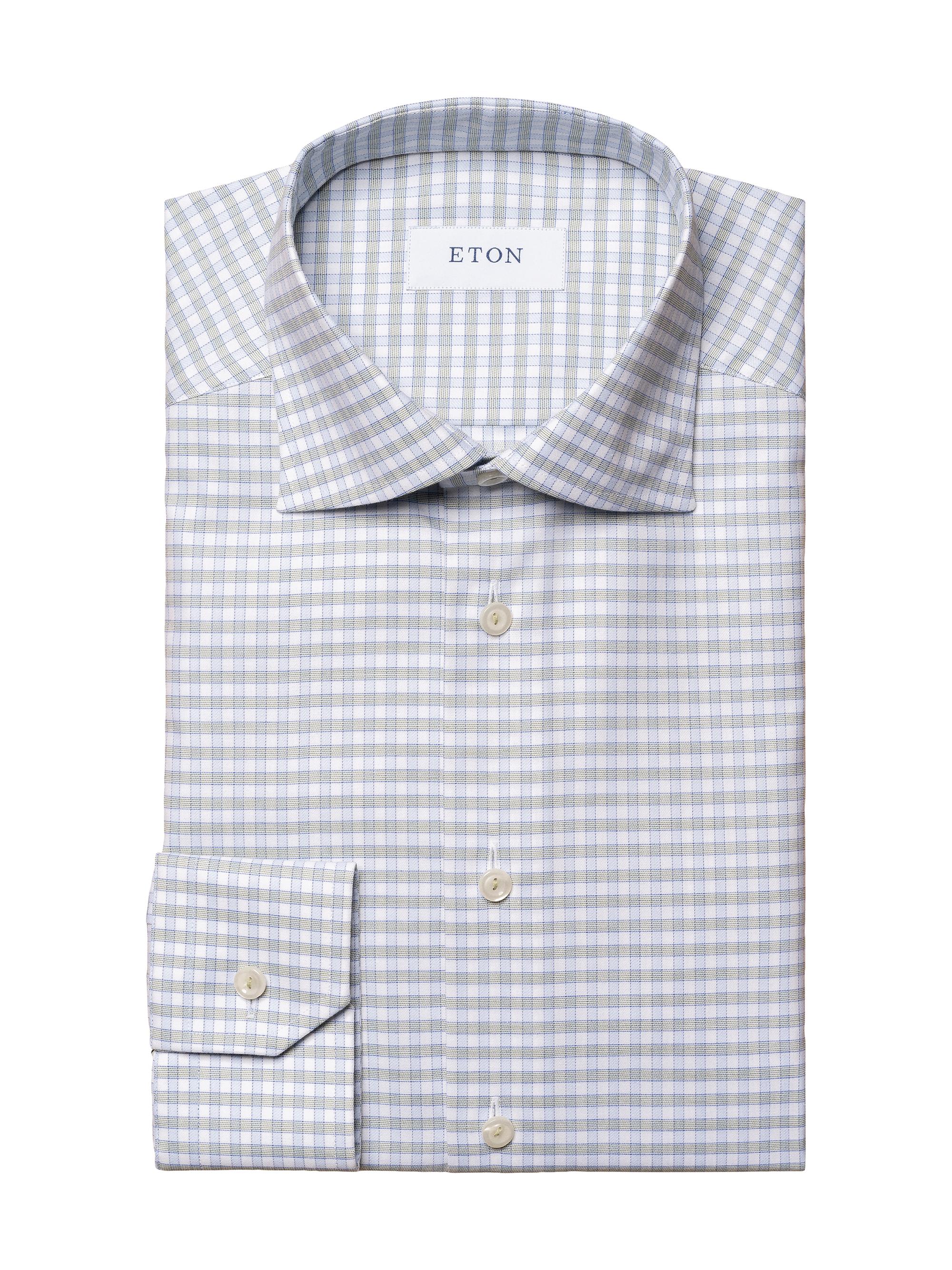 Eton Men's Contemporary-Fit Check Shirt - Multi Check