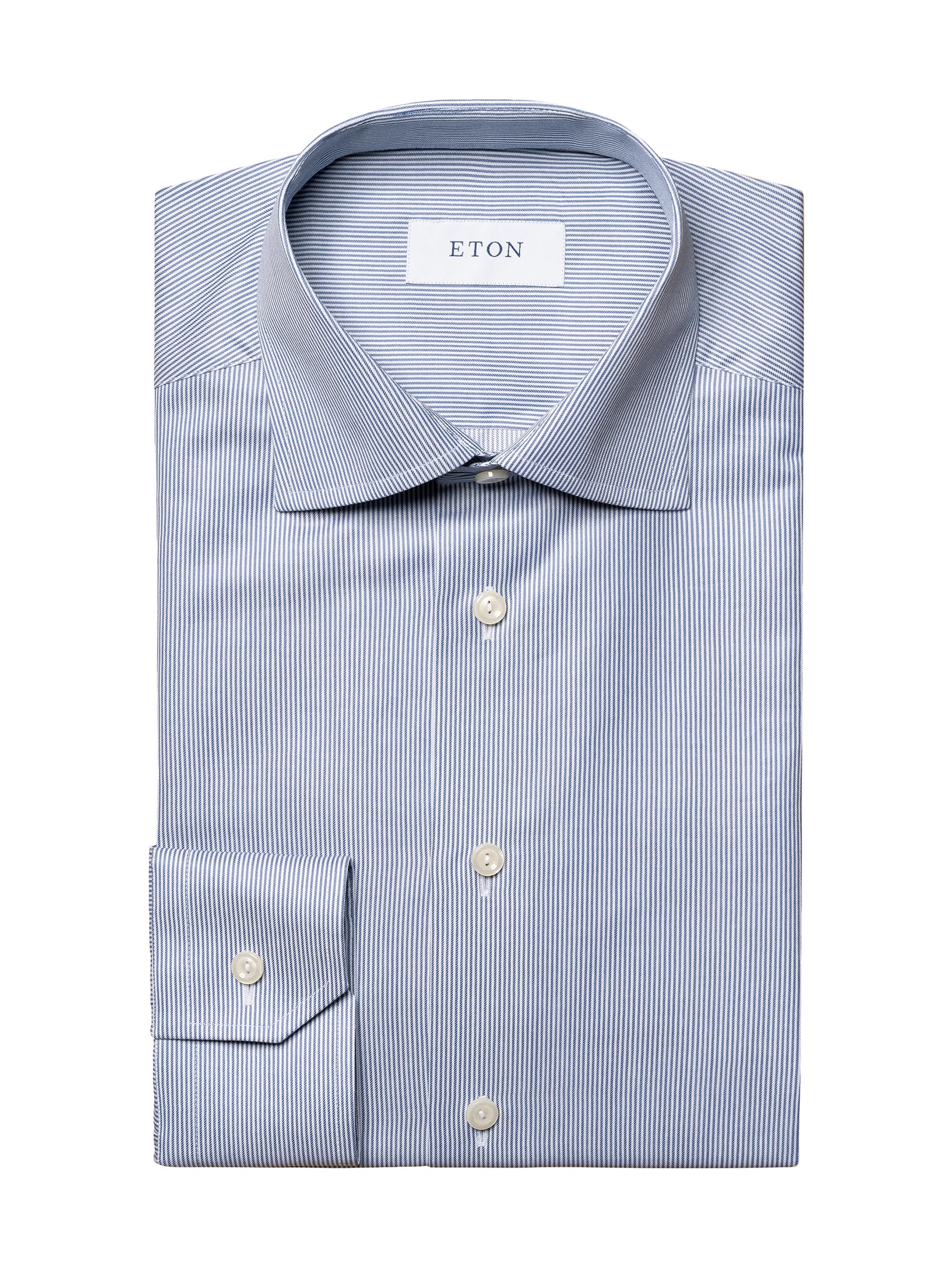 Eton Men's Contemporary-Fit Striped Shirt - Pink