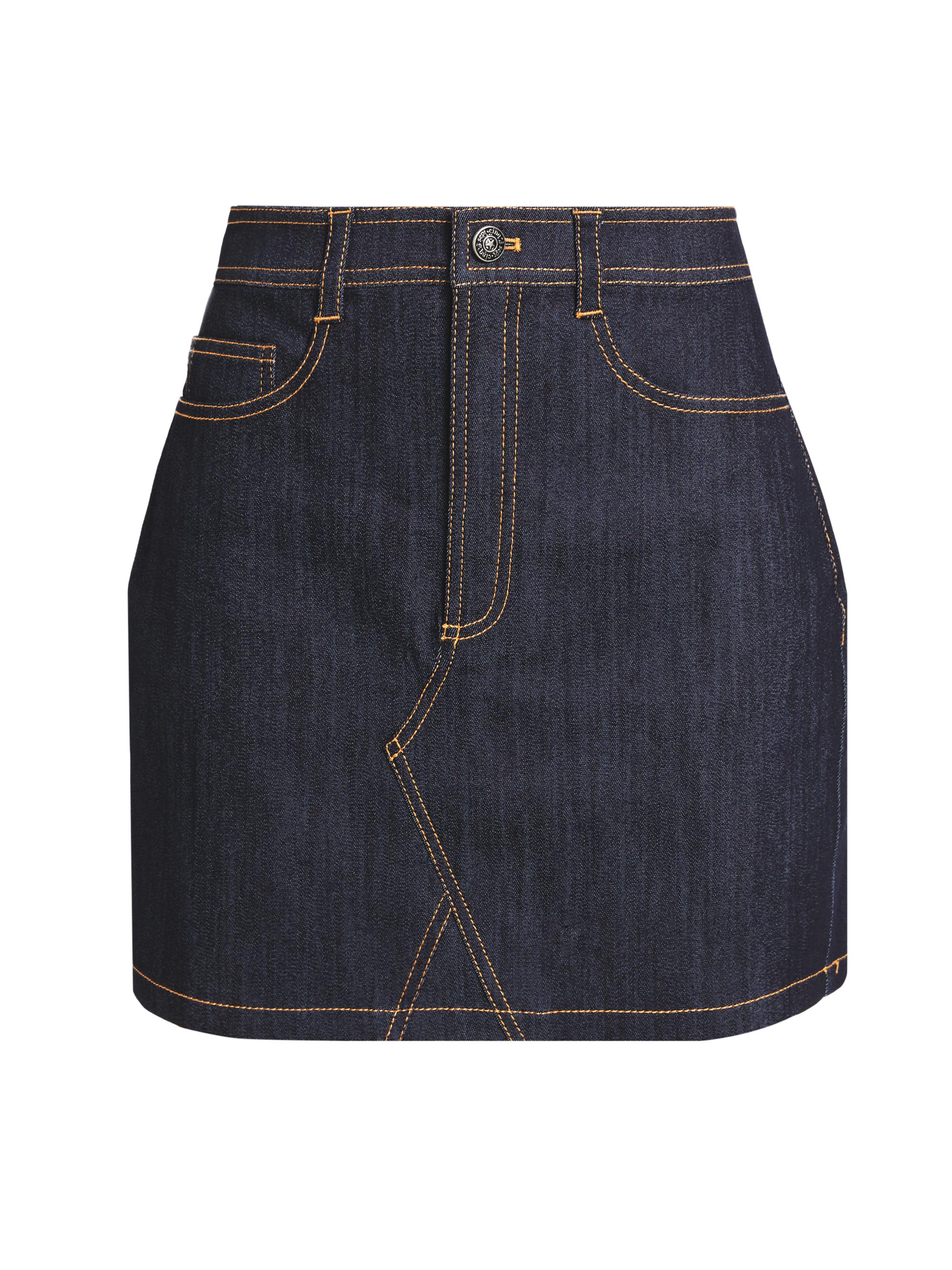 CINQ A SEPT Women's Alex Denim Miniskirt - Indigo