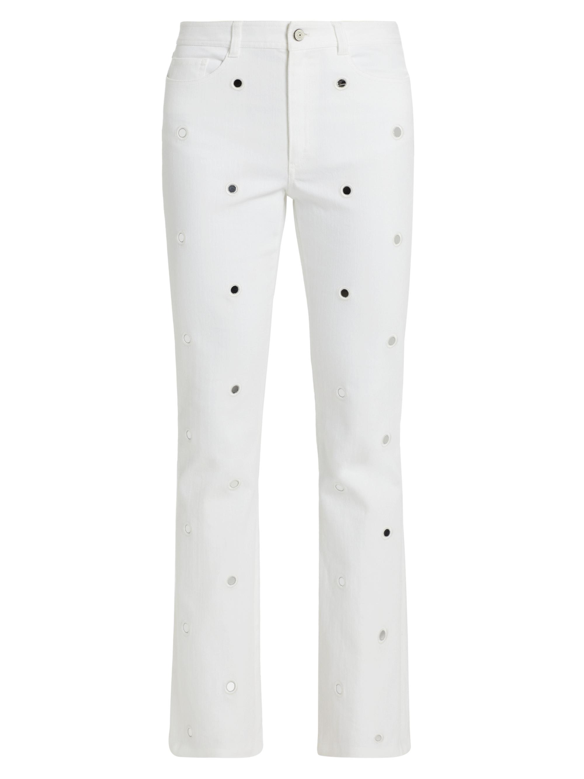 CINQ A SEPT Women's Shailene Mirrored Jeans - White