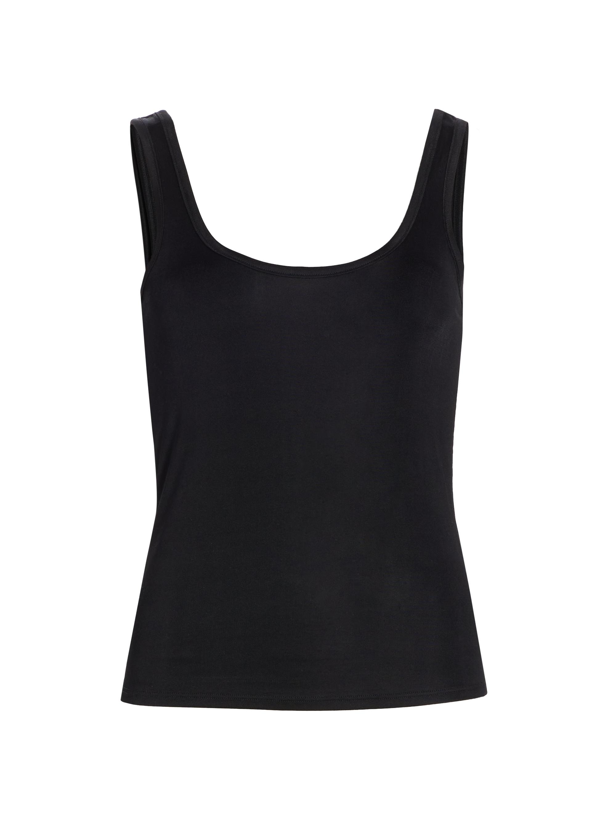 L'AGENCE Women's Chrissy Sheen Scoopneck Tank - Black