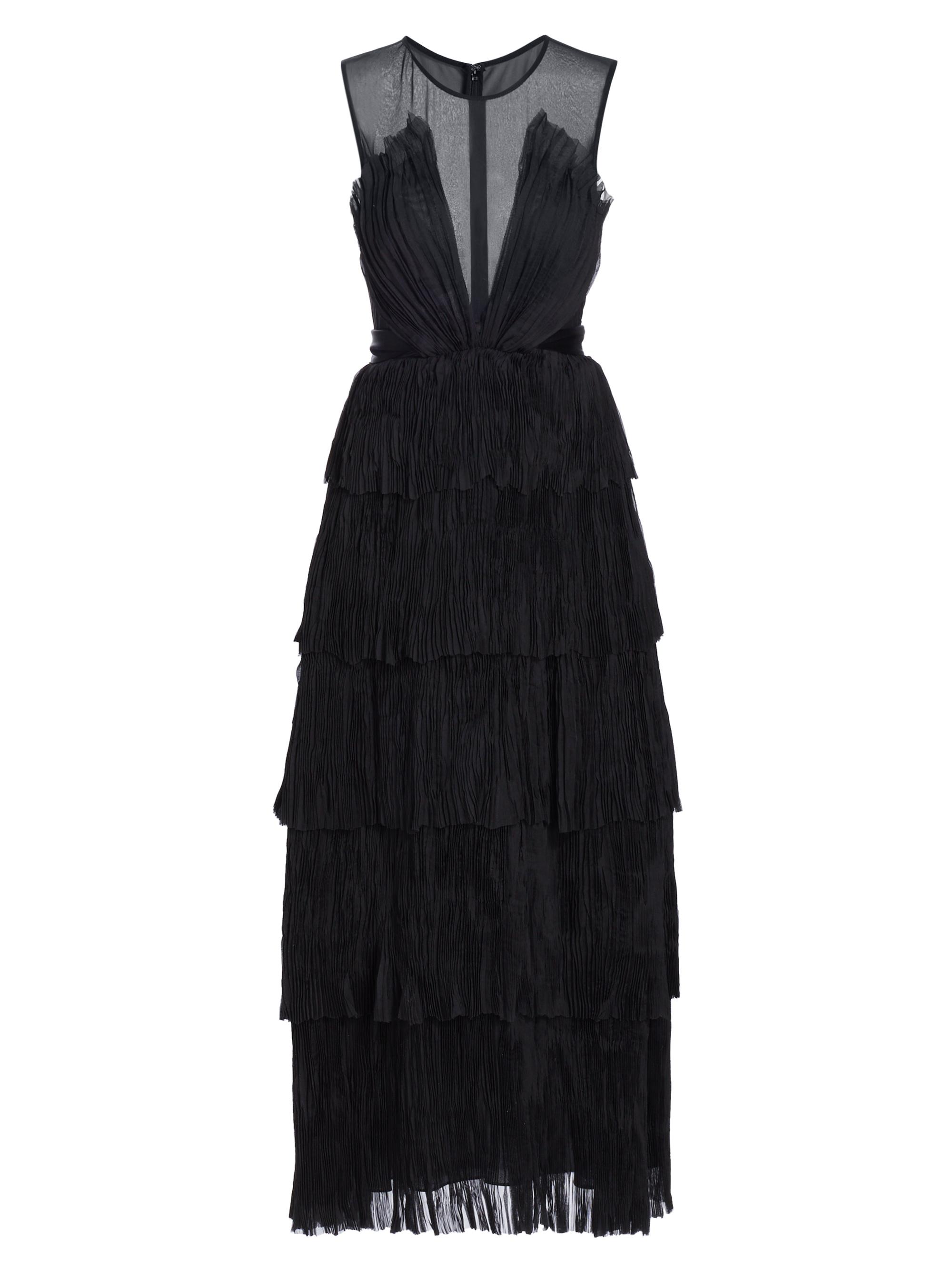 Aje Women's Escapist Tiered Maxi Dress - Black