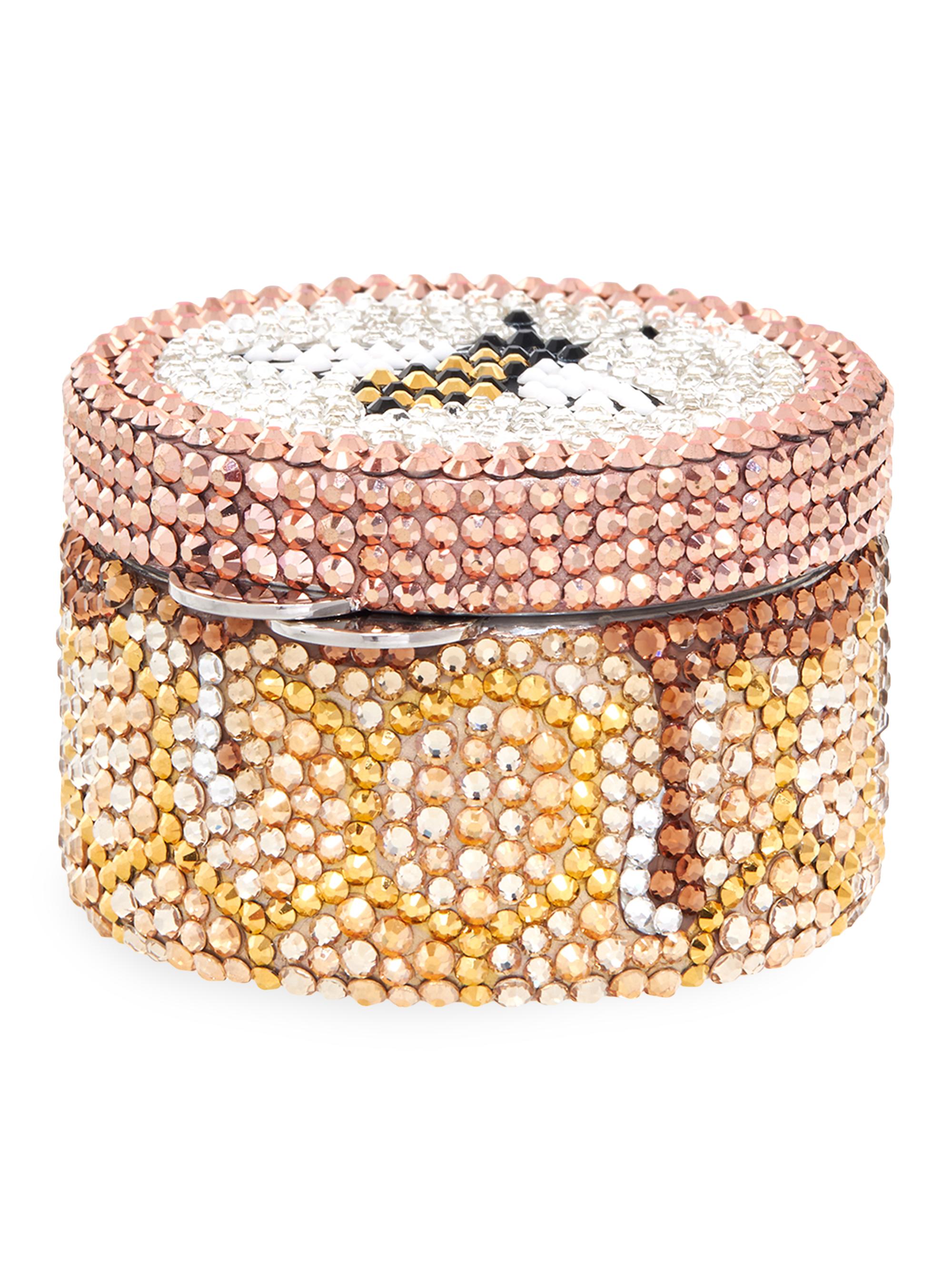 Judith Leiber Couture Women's Crystal-Embellished Bee Miniature Pill Box
