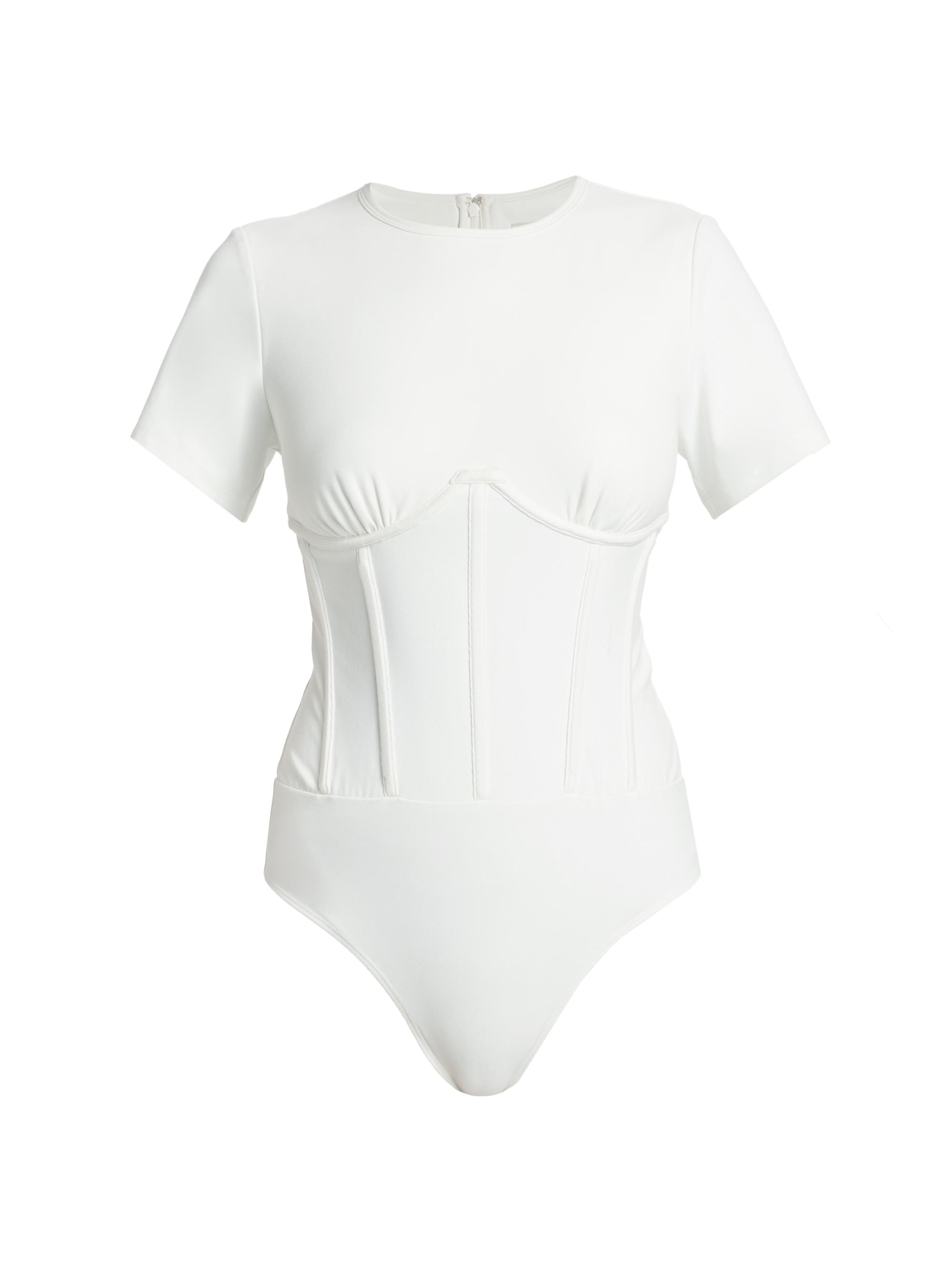 Cami NYC Women's Xenia Corset Bodysuit - White