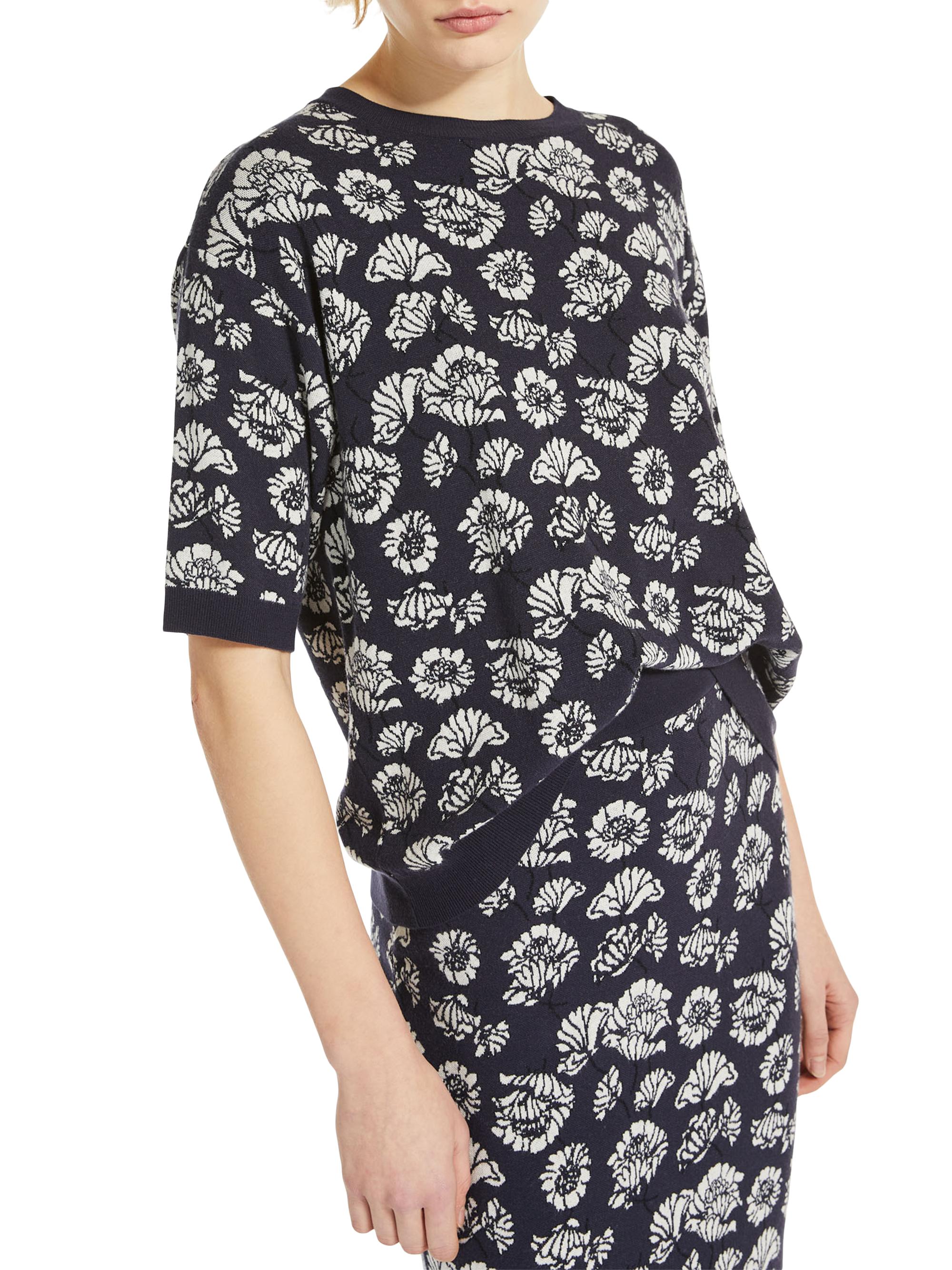 Weekend Max Mara Zufolo Floral Jacquard Sweater | Saks Fifth Avenue