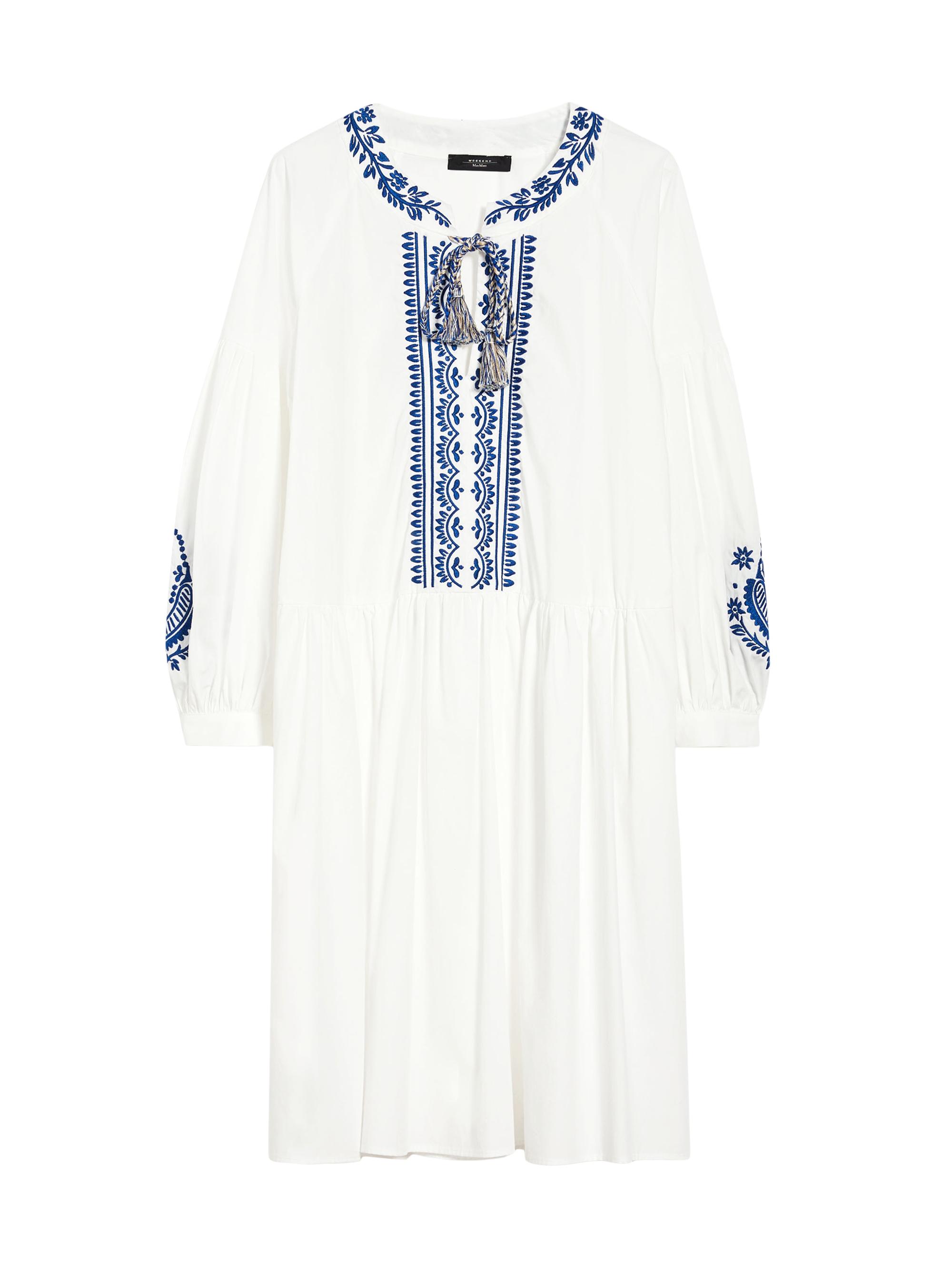 Weekend Max Mara Women's Dirce Embroidered Shift Minidress - White