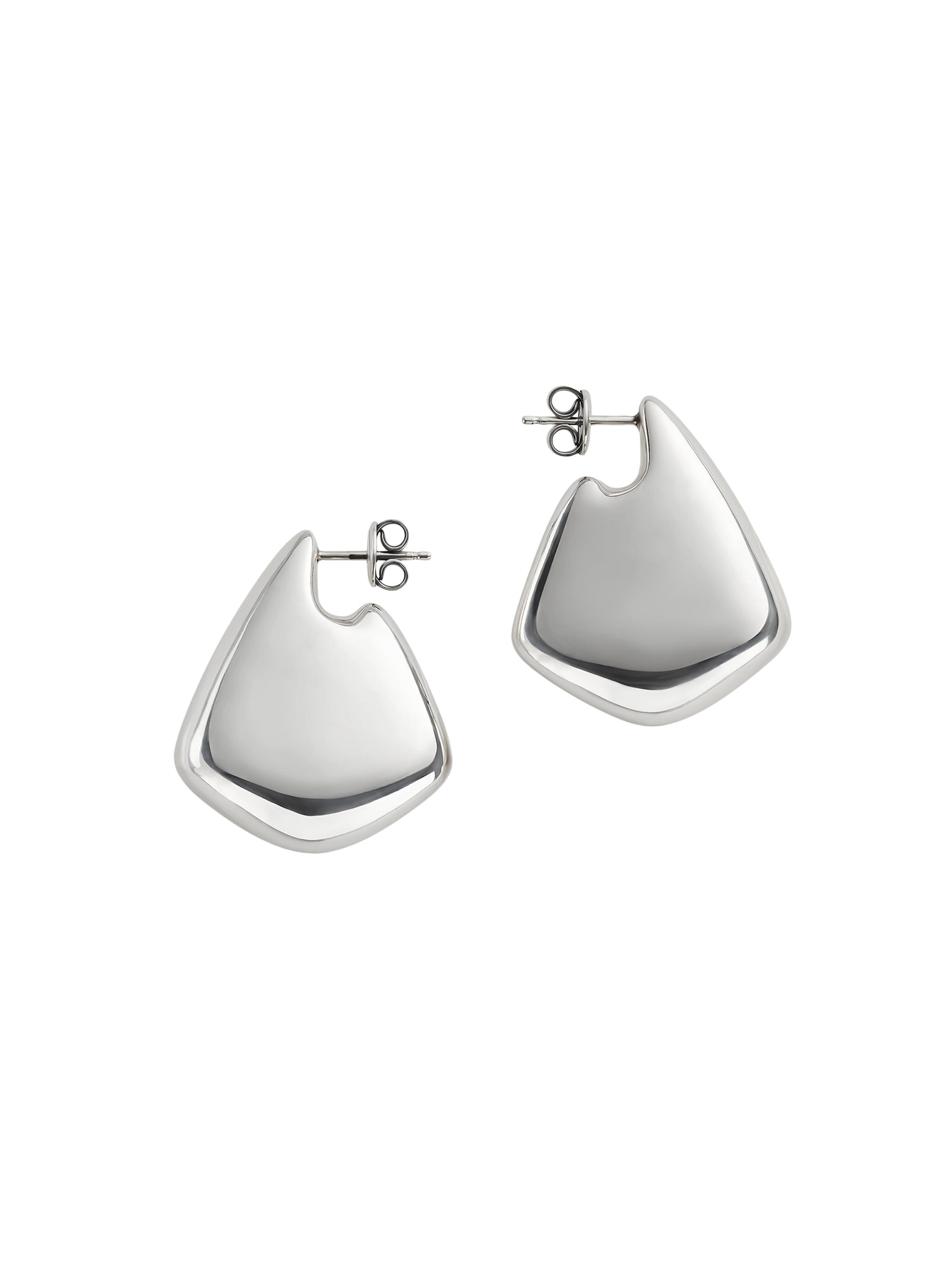 Bottega Veneta Women's Fin Sterling Silver  Drop Earrings - Silver