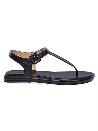 Tucson Leather T-Strap Sandals