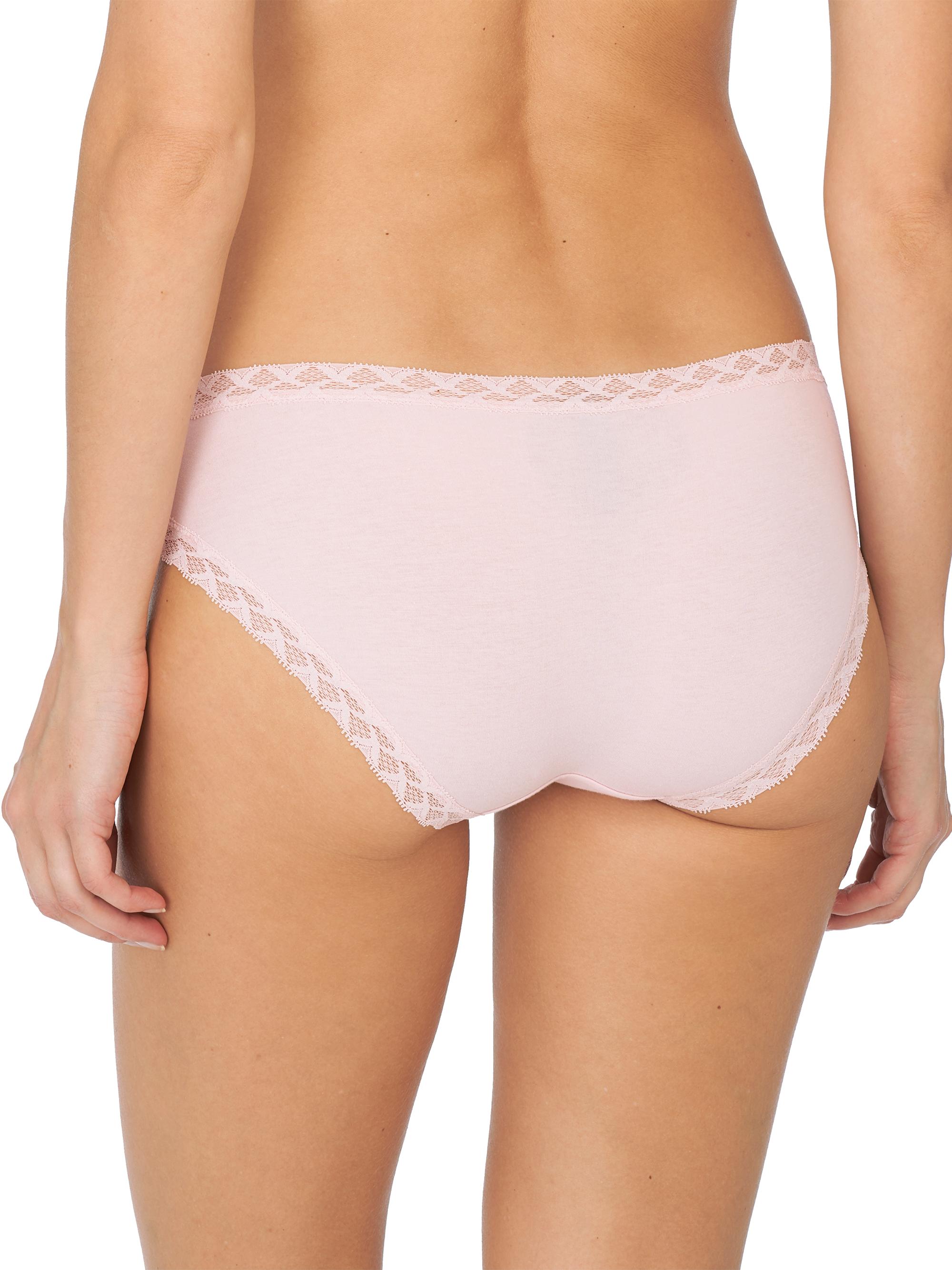 Natori Women's Bliss Cotton Girl Briefs - Blushing Pink | Thumbnail 2