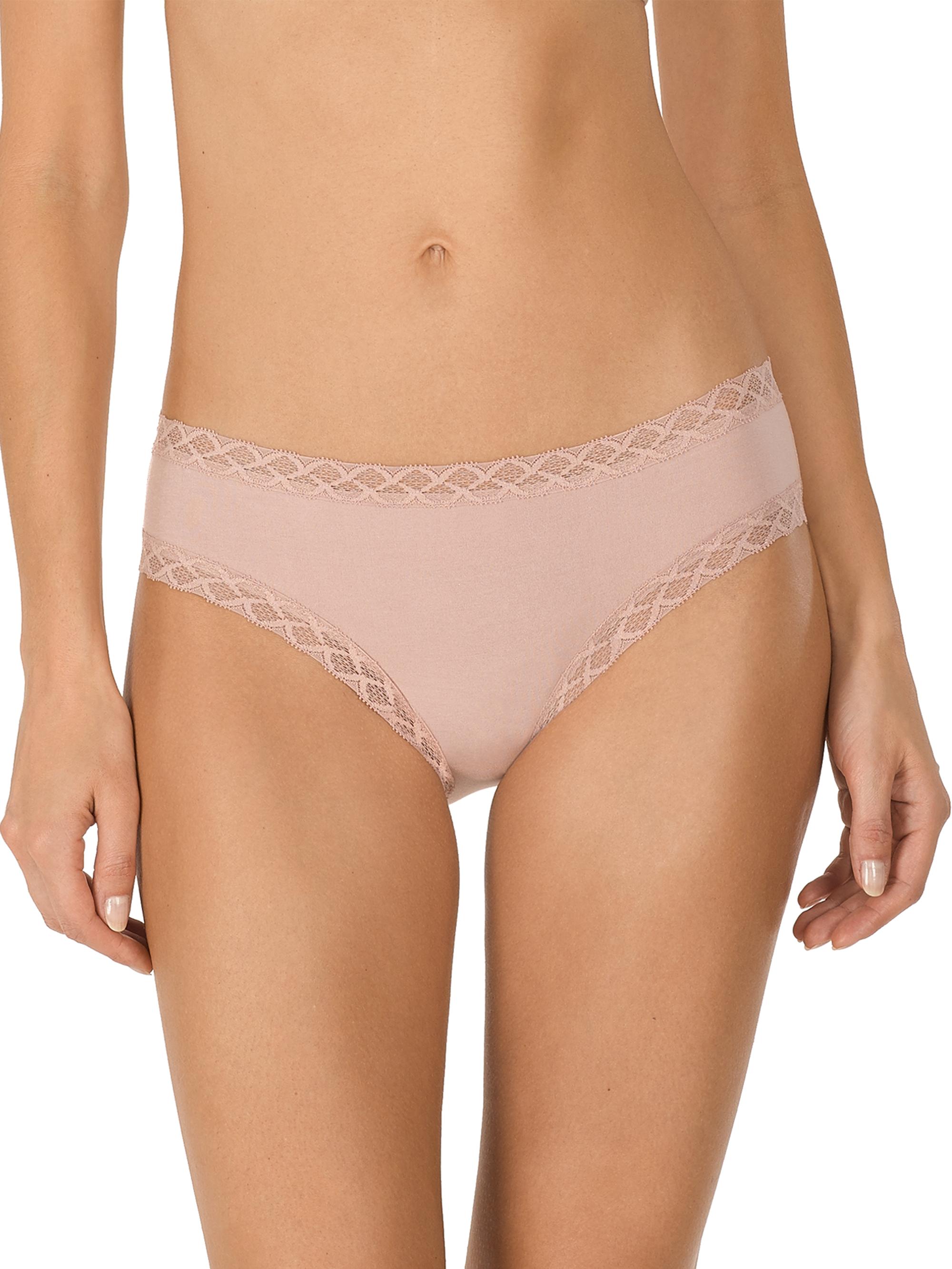 Natori Women's Bliss Cotton Girl Briefs - Blushing Pink | Thumbnail 3