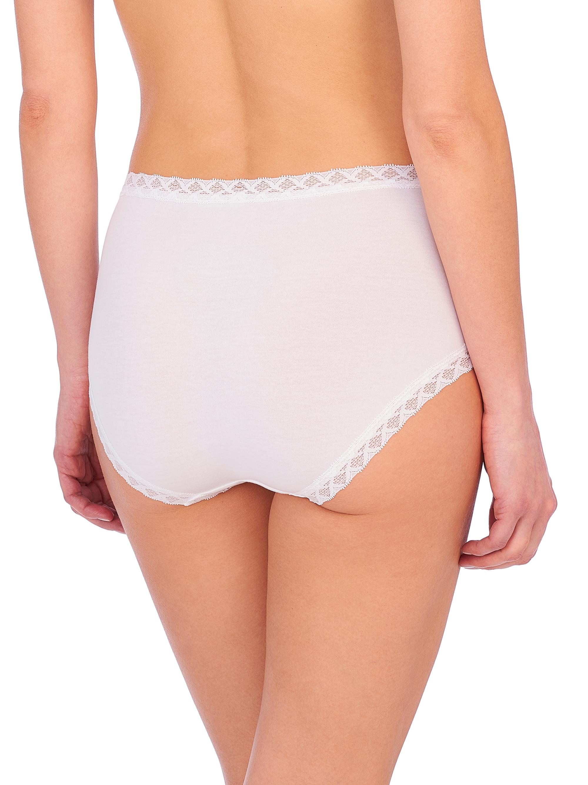 Natori Women's Bliss Cotton Full Brief - White | Thumbnail 2