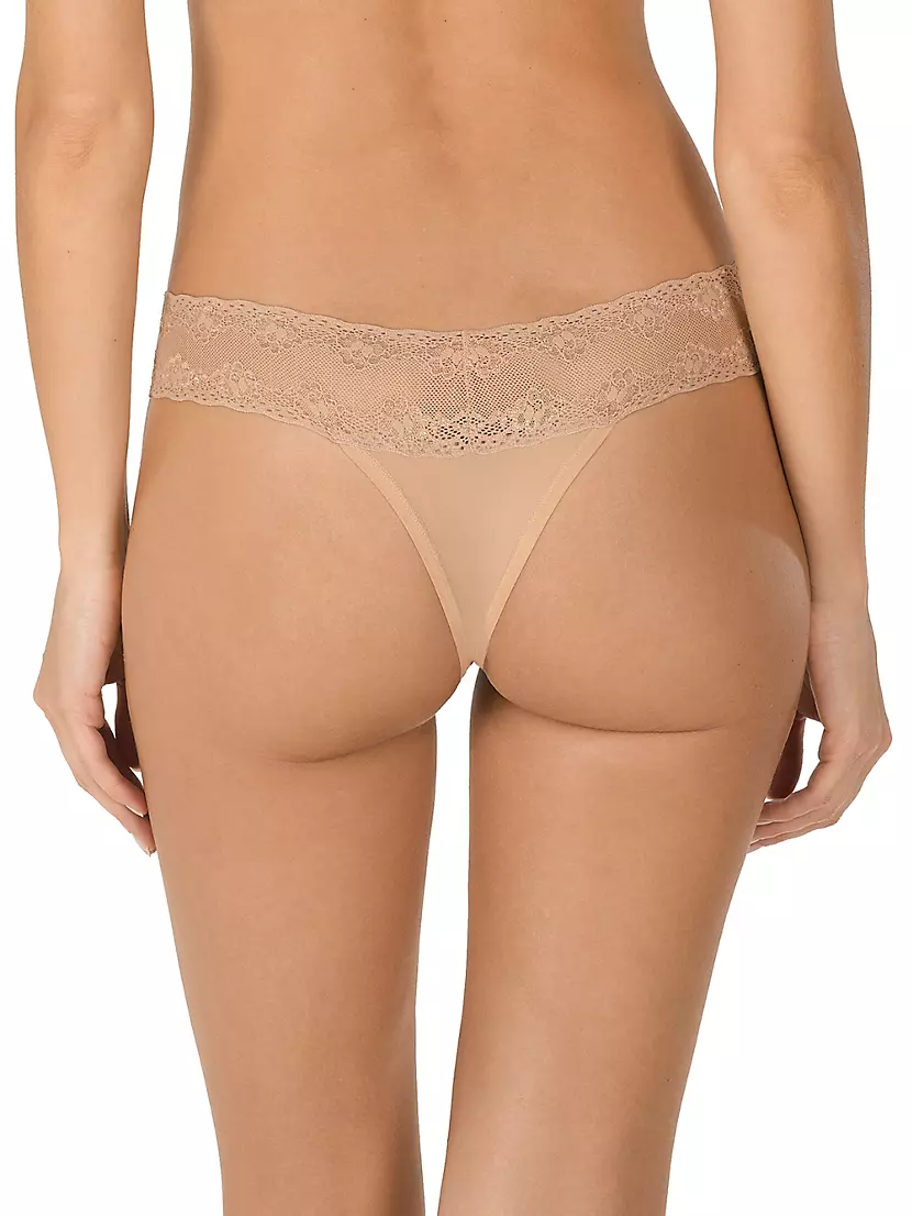 Shop Natori Bliss Perfection One Size Thong 3 Pack