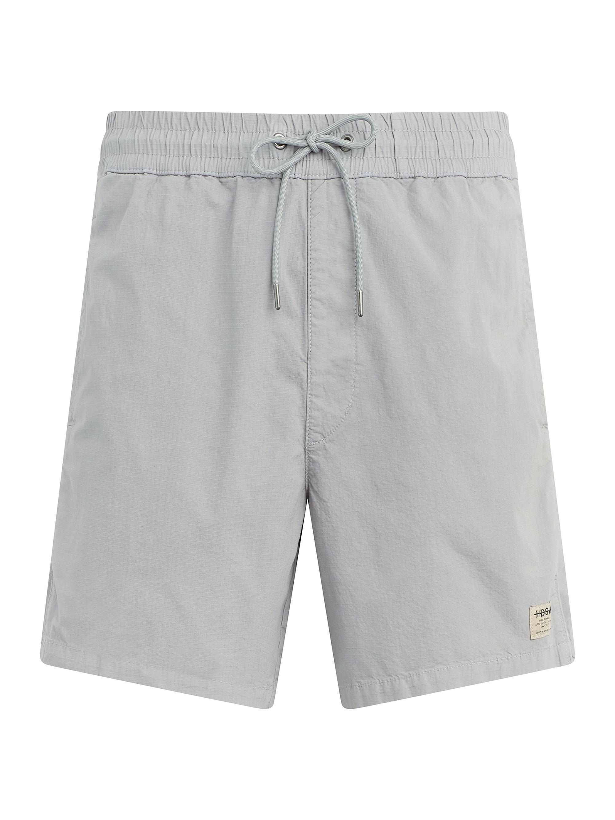 Hudson Jeans Men's Racer Cotton Shorts - Ripstop Grey