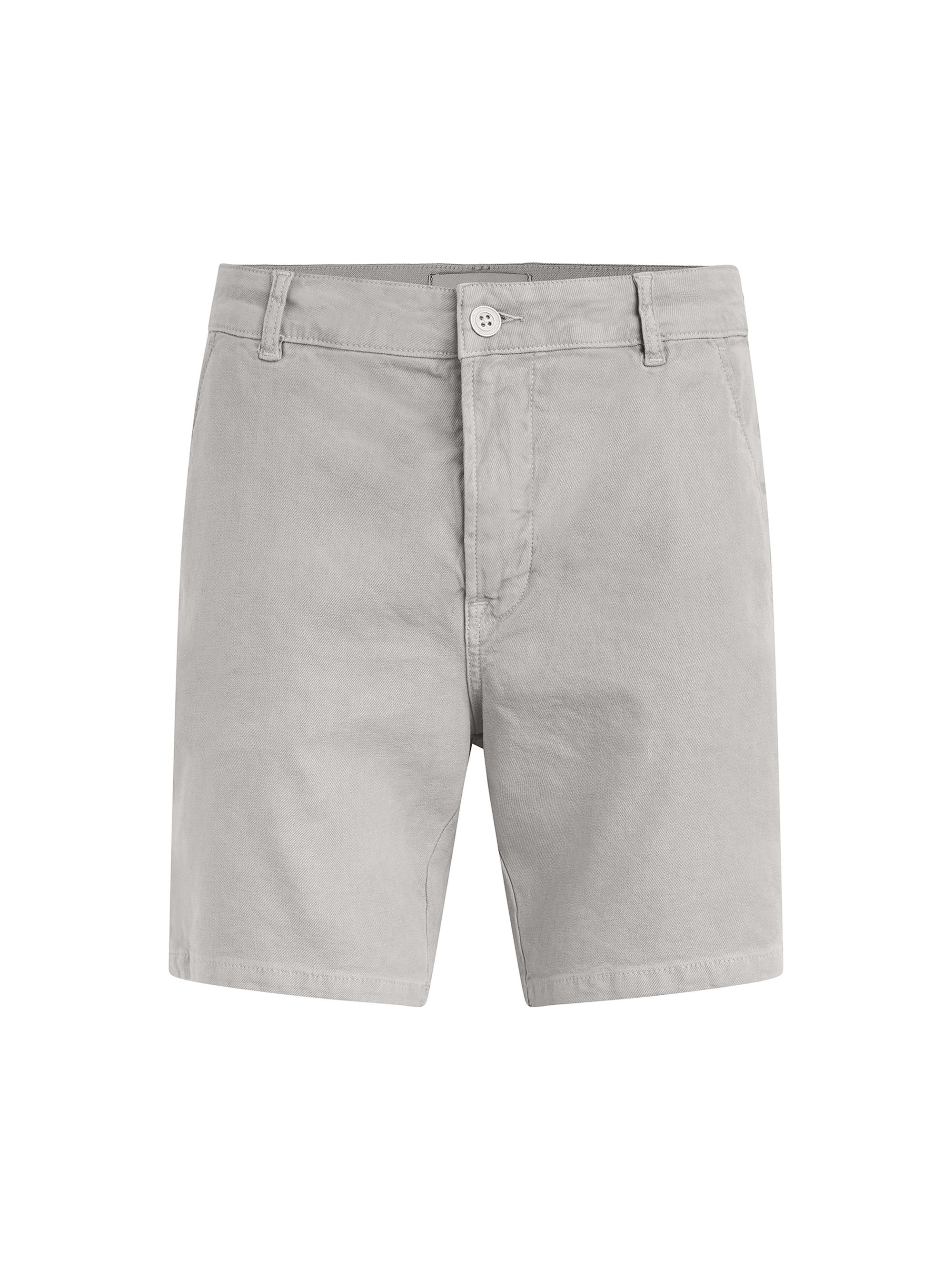 Hudson Jeans Men's Linen-Blend Chino Shorts - Light Steel