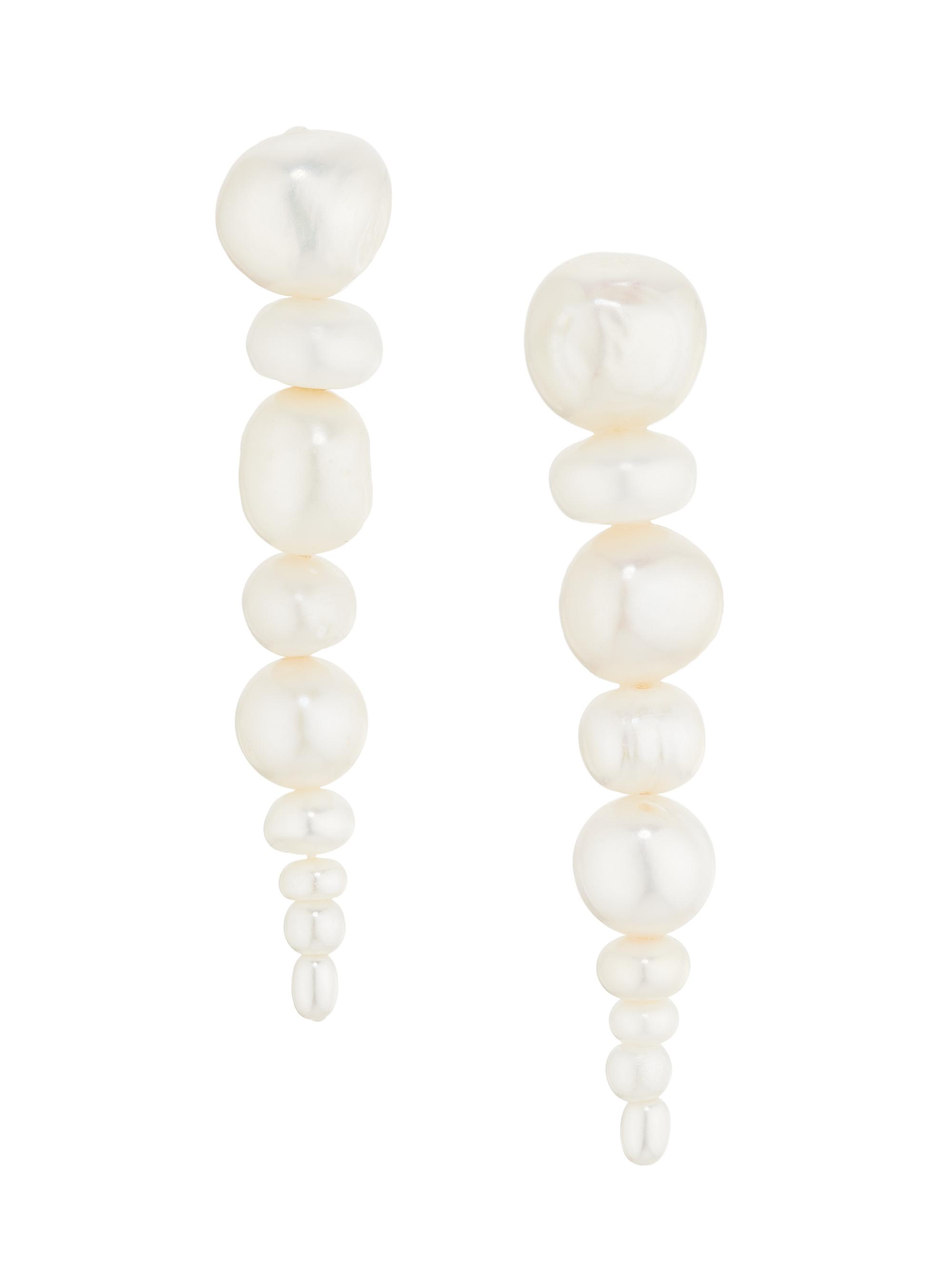 Shashi Women's Pema 14K Gold-Plated & Freshwater Pearl Drop Earrings - Pearl