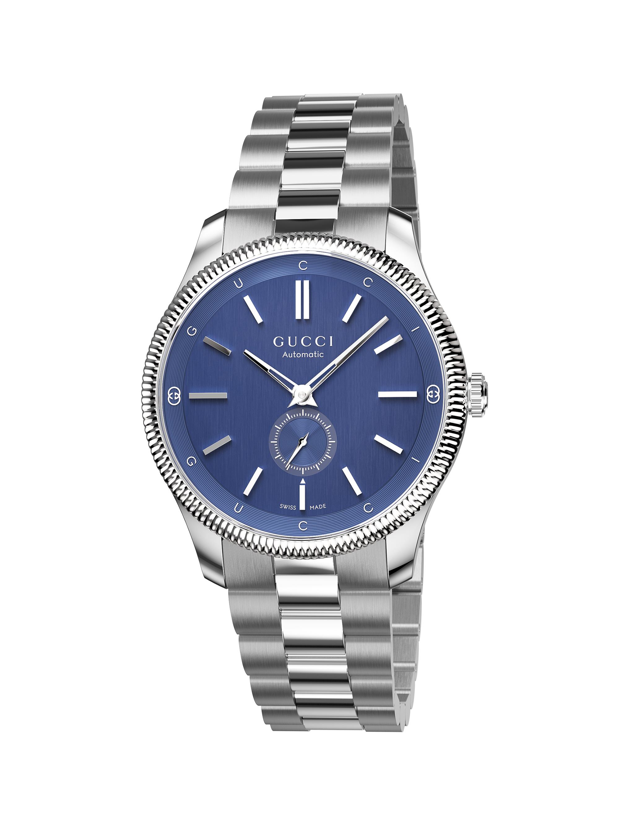 Gucci Men's G-Timeless Stainless Steel Bracelet/40MM - Blue