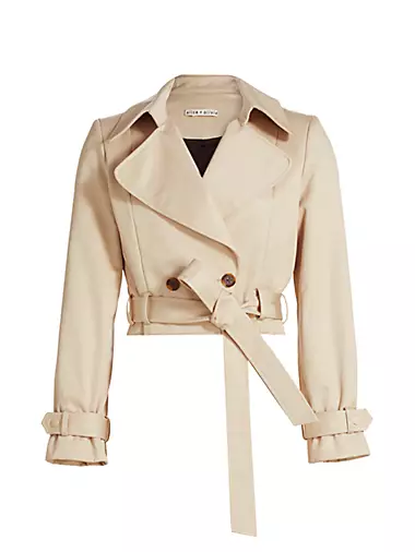 Hayley Cropped Trench Coat