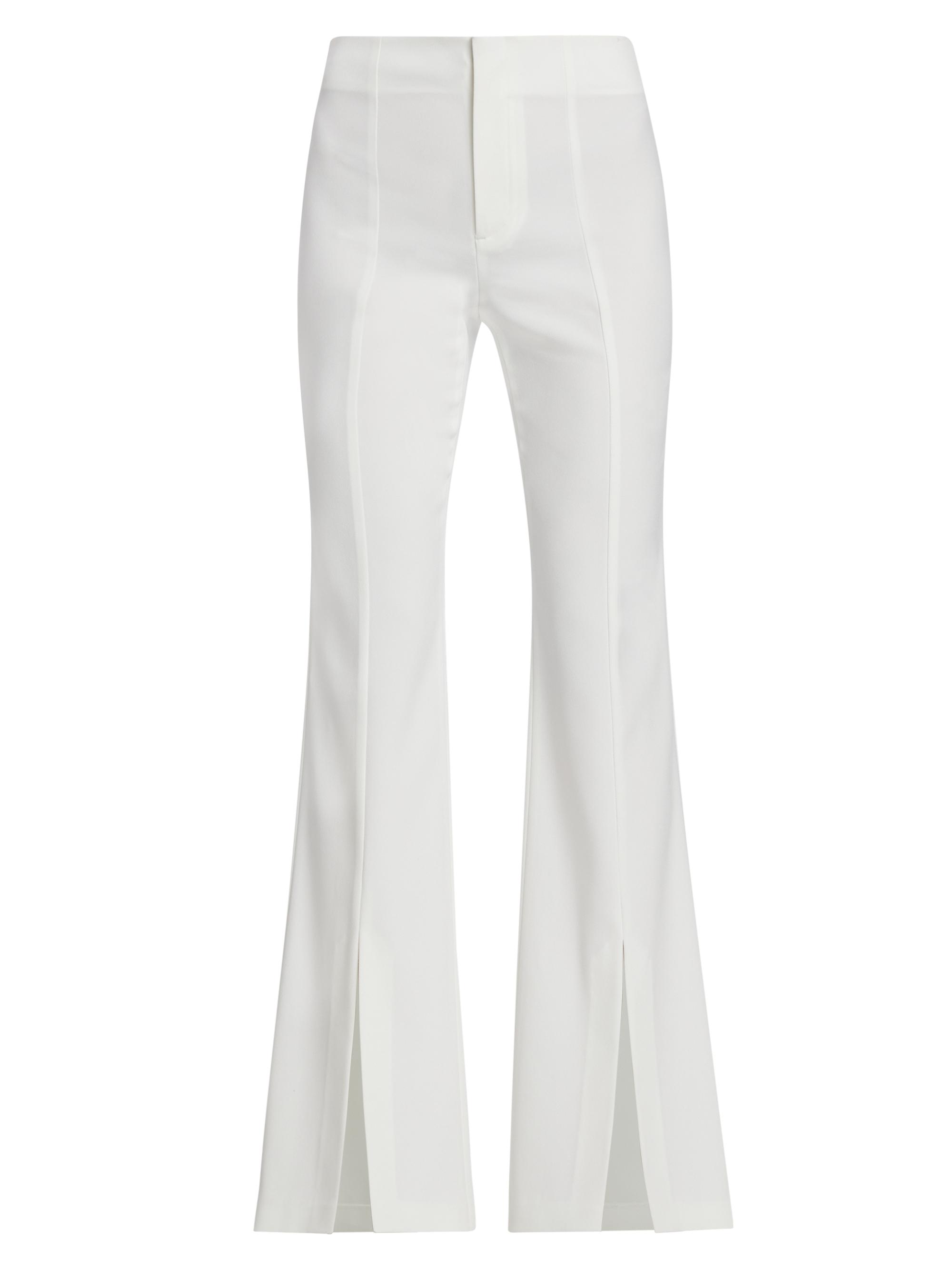 Alice + Olivia Women's Tisa Mid-Rise Boot-Cut Pants - Off White