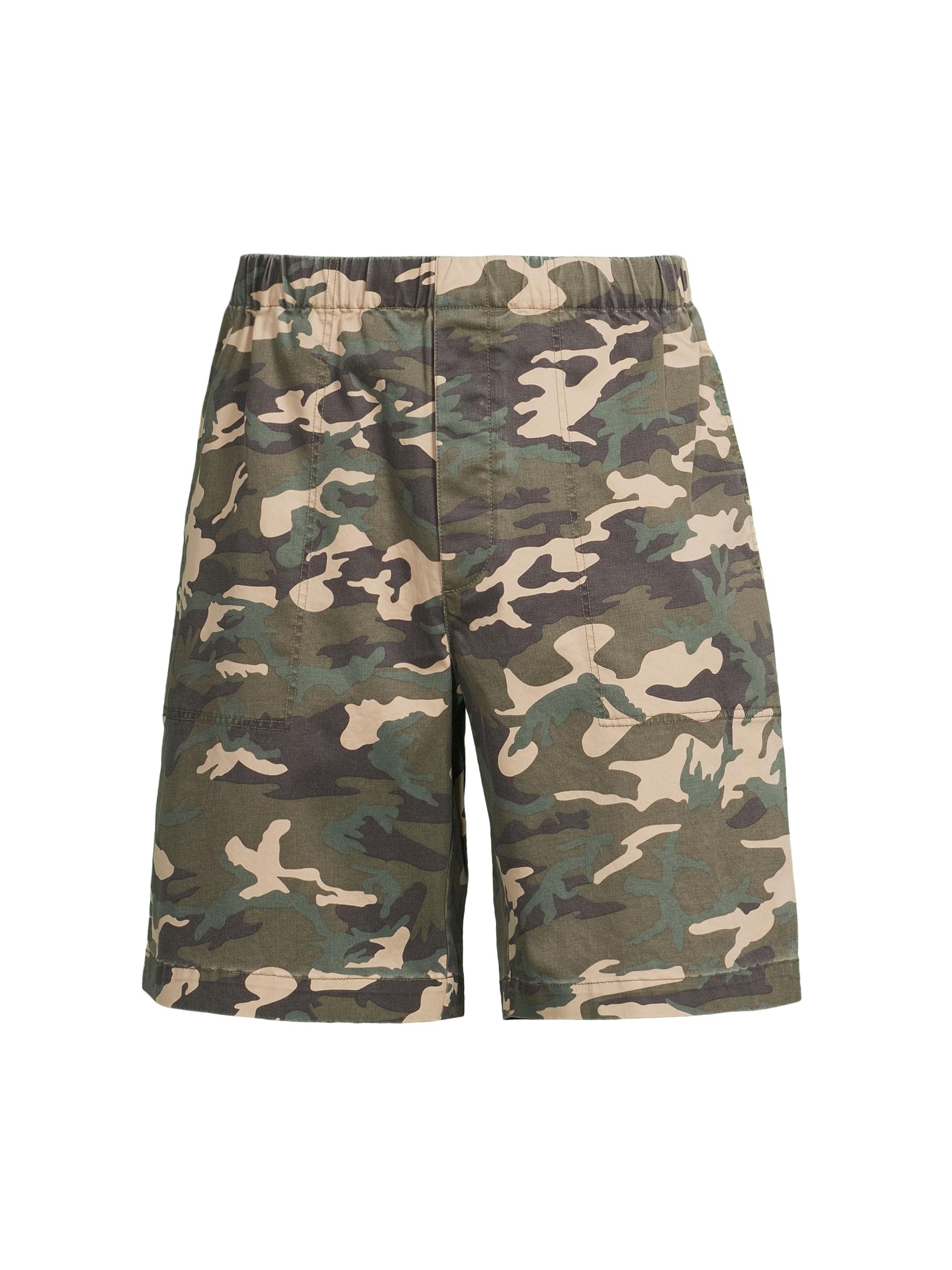 ATM Anthony Thomas Melillo Men's Camouflage Cotton Shorts - Classic Camo